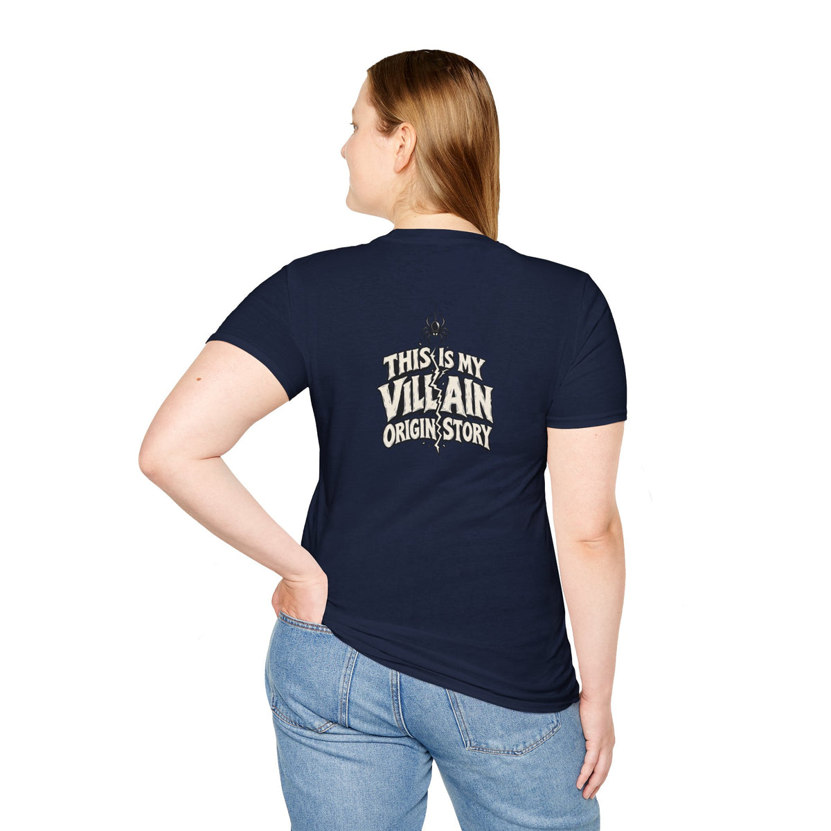 Dark Humor Halloween Shirt This Is My Villain Origin Story Funny Sarcastic Unisex Softstyle Tee Adult Halloween Gift