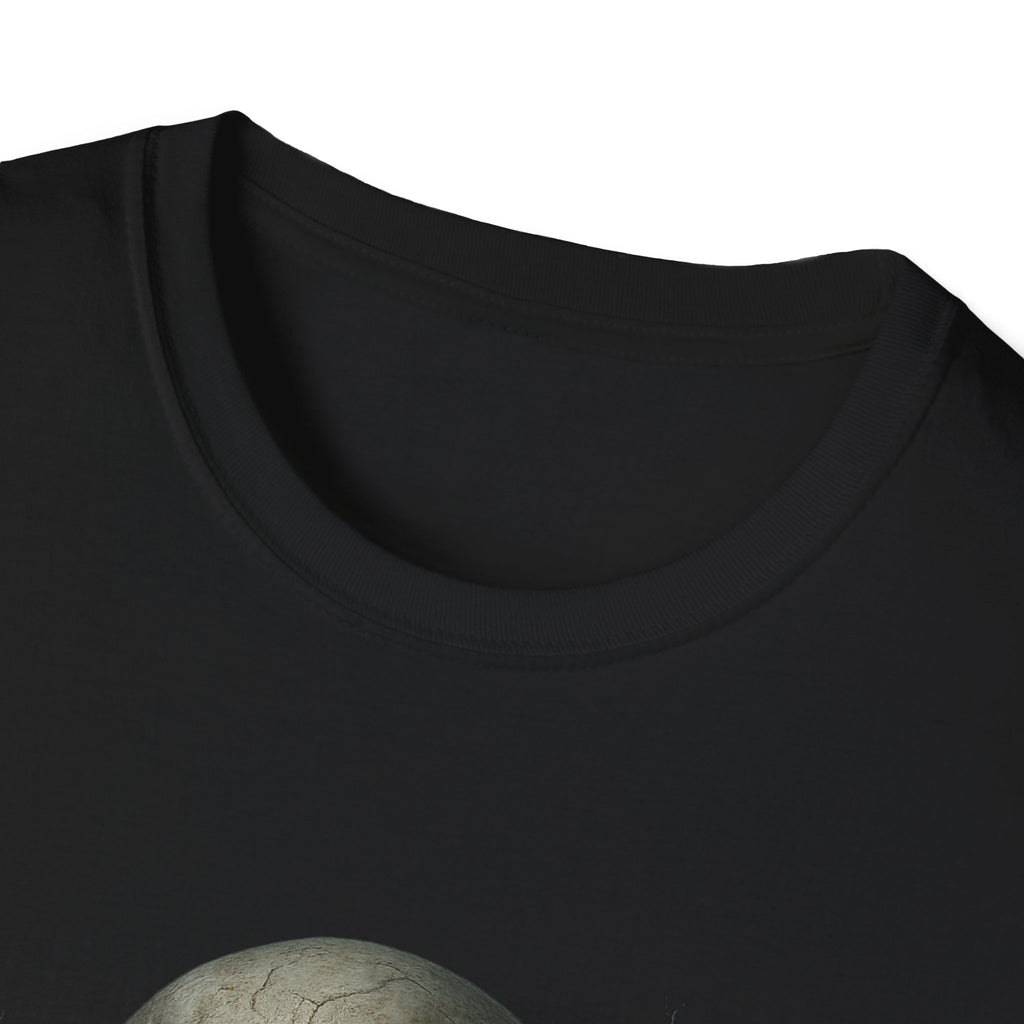 Funny Mens Electric Skull T-Shirt Classic Short Sleeve Shirt Apparel Clothing