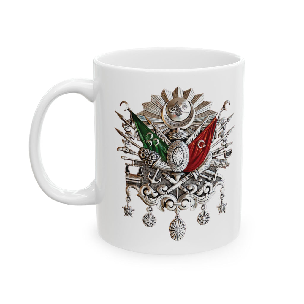 Ottoman Empire Emblem Mug Coffee Tea Cup Ceramic Mug Cute Gift History Lovers Turkiye Gift