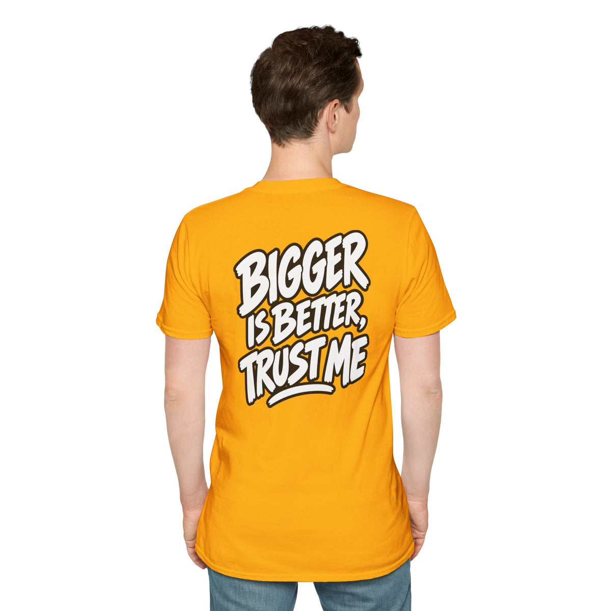 Funny Dark Humor Shirt Bigger Is Better Trust Me Novelty Tee Unique Gift