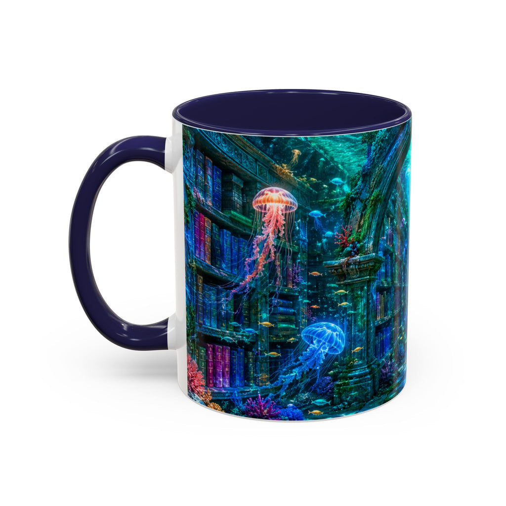 3D Library Bookshelf Mug Ceramic Book Lovers Coffee Mug Gifts Funny Accent Cup