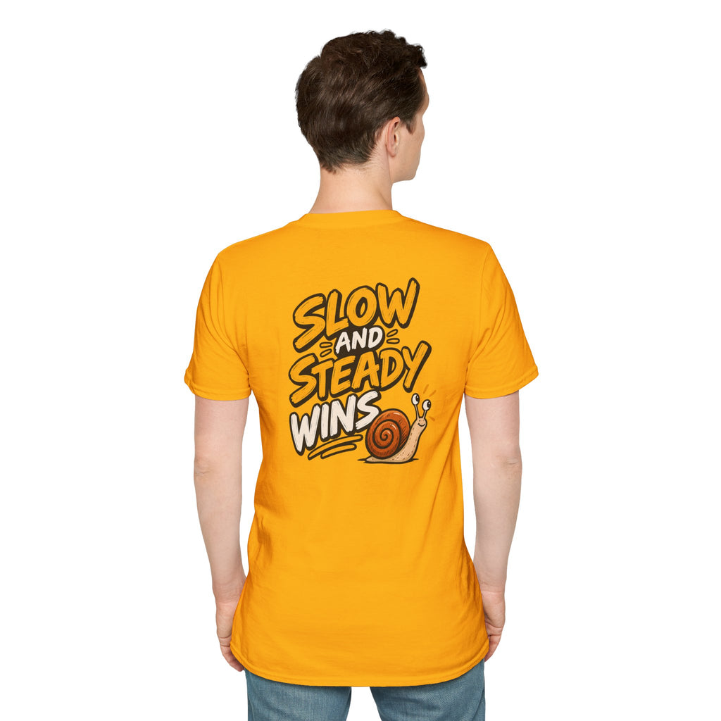 Funny Dark Humor Shirt Slow and Steady wins Funny Office Tee Unique Gift
