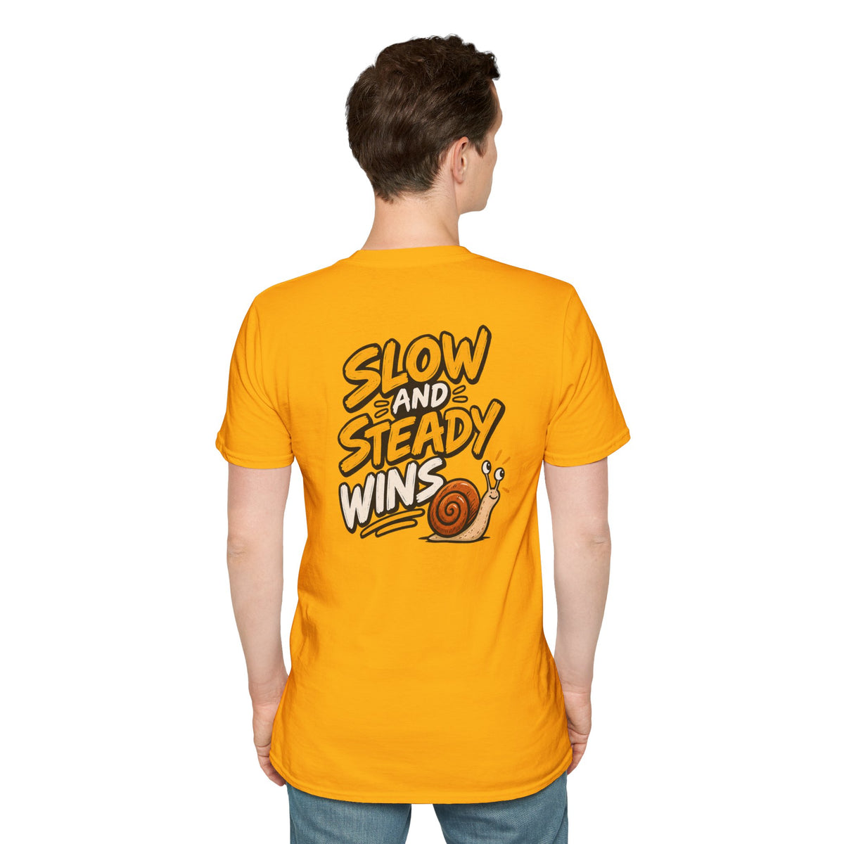 Funny Dark Humor Shirt Slow and Steady wins Funny Office Tee Unique Gift