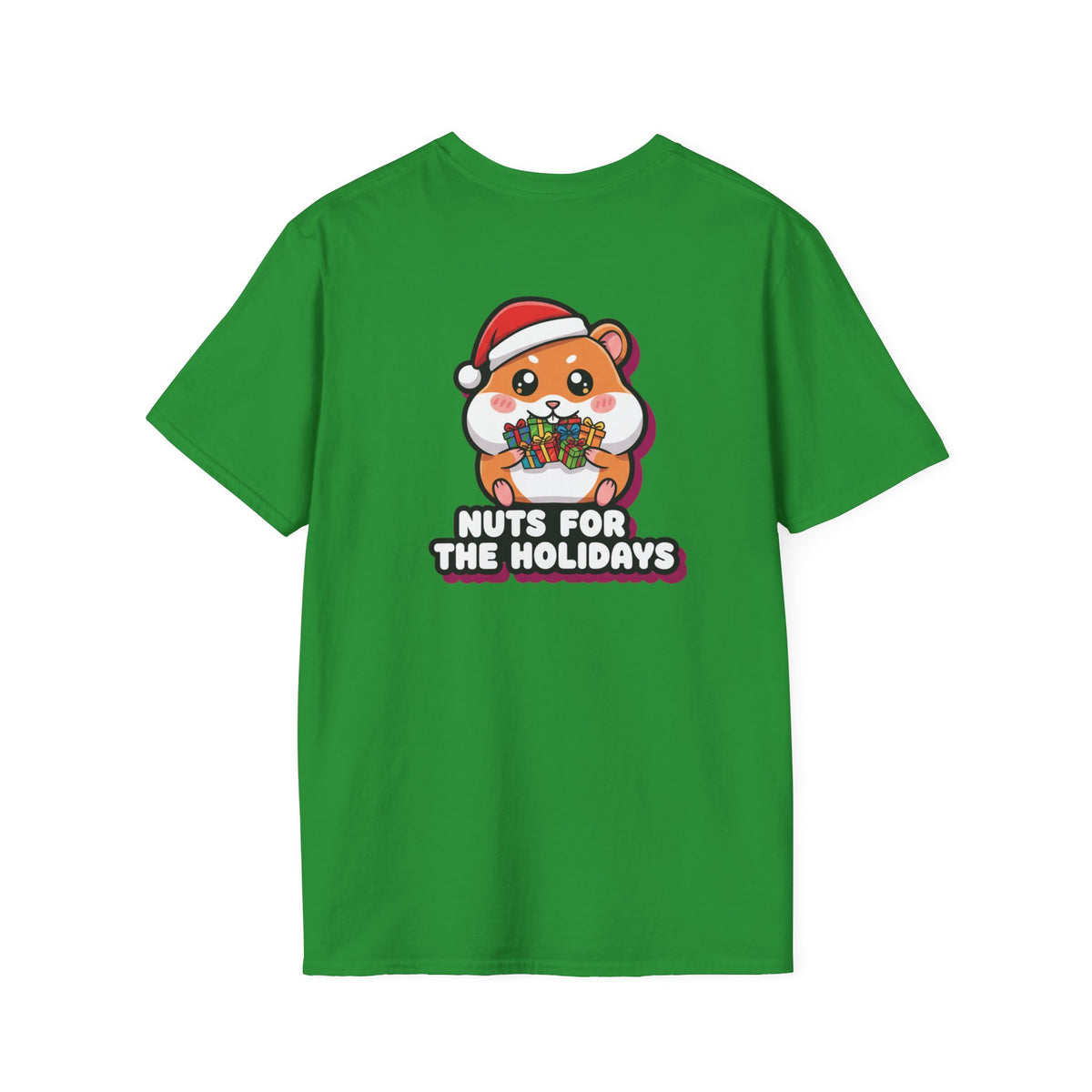 Cute Christmas Shirt Nuts For The Holidays Funny Animal Unisex Softstyle Tee Christmas Gift