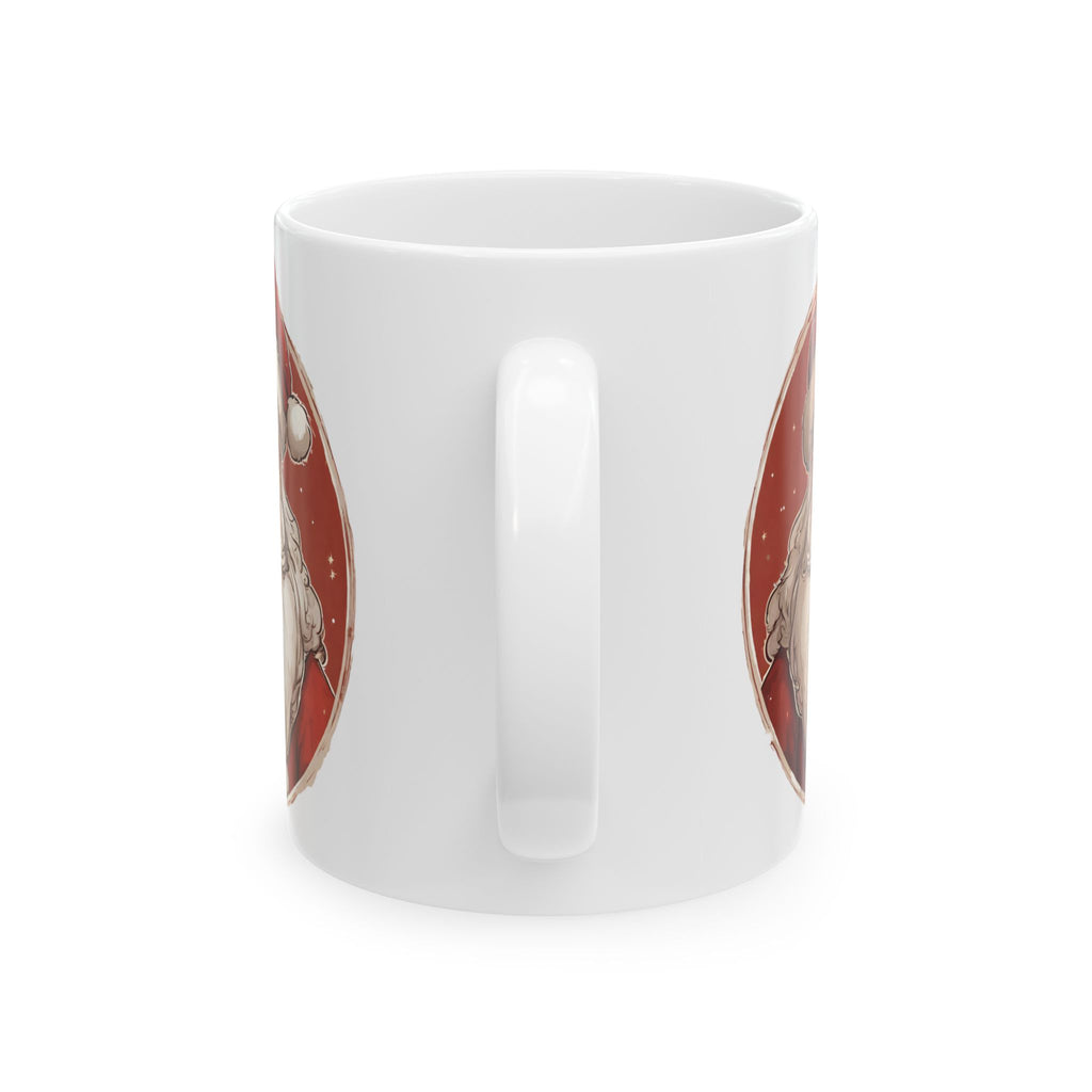 Christmas Mug Funny Santa Claus Mug Unique Cute Mug Tea Coffee Cup Kids Gift 11z