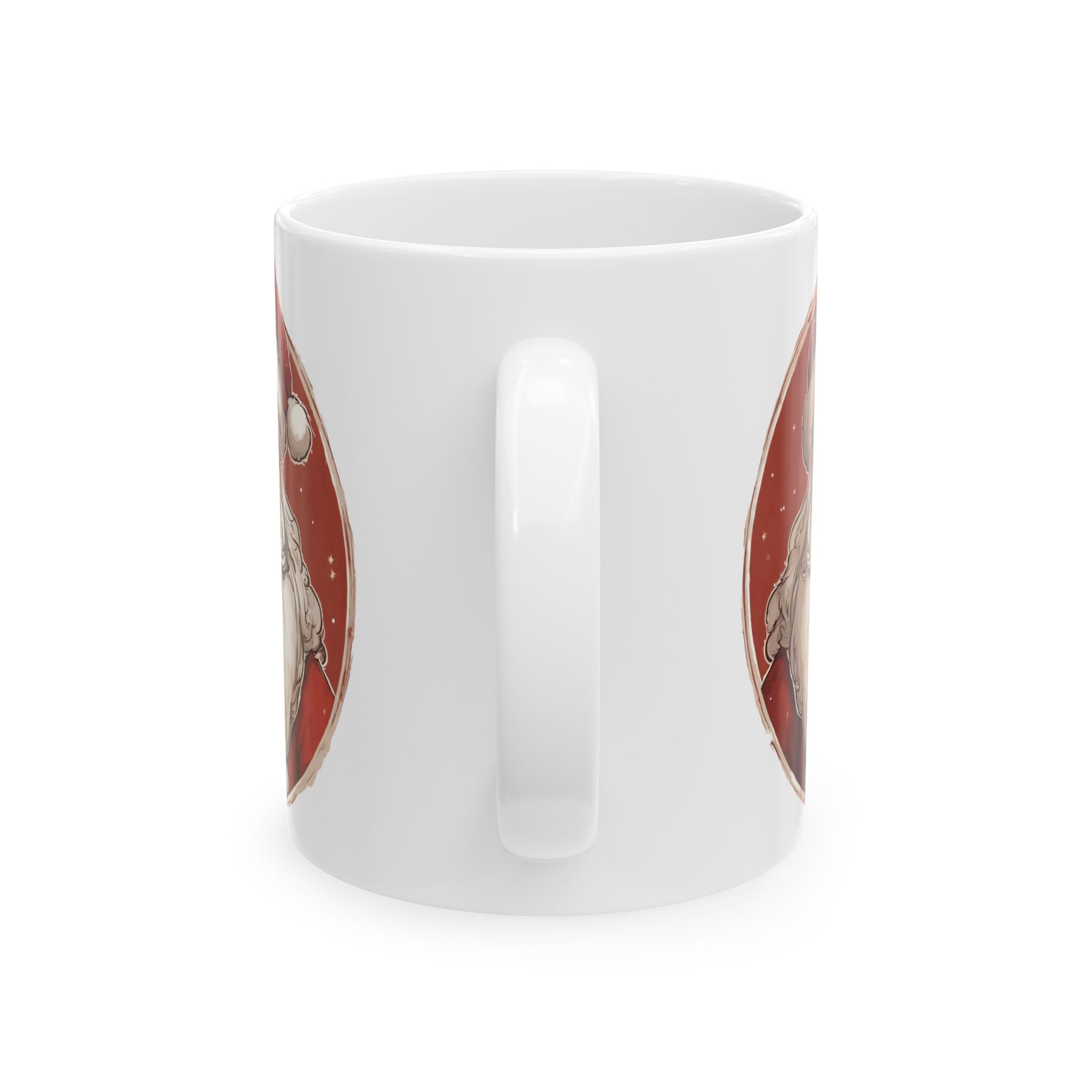 Christmas Mug Funny Santa Claus Mug Unique Cute Mug Tea Coffee Cup Kids Gift 11z