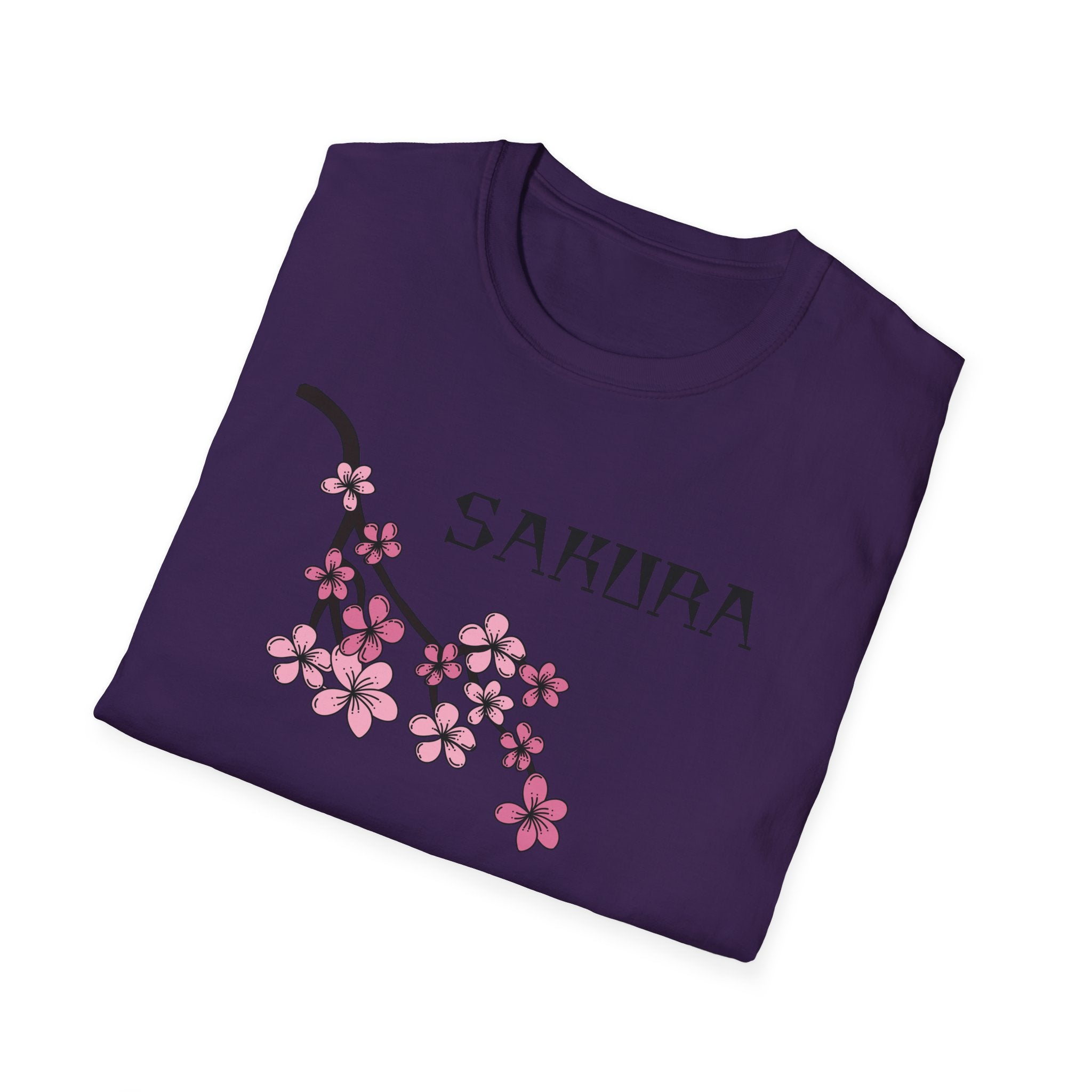 Sakura T-Shirt Japanese Art Shirt Unisex Softstyle Cherry Blossom Flower T-shirt