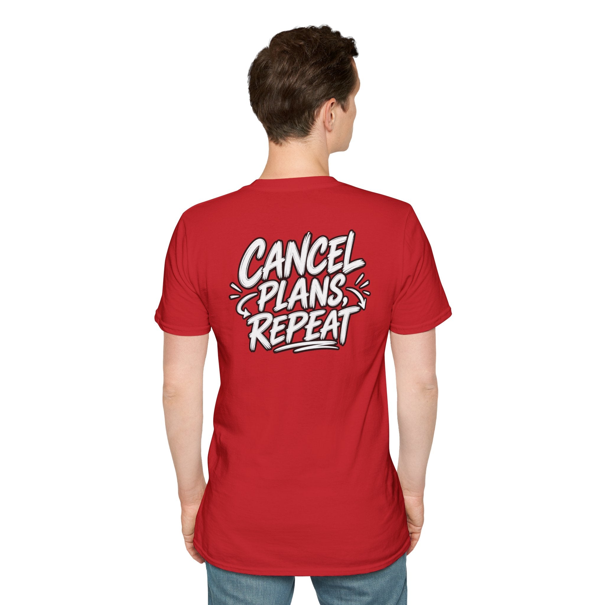 Introvert Shirt Cancel Plans Repeat Funny Dark Humor Sarcastic Graphic Tee Funny Office Tshirt