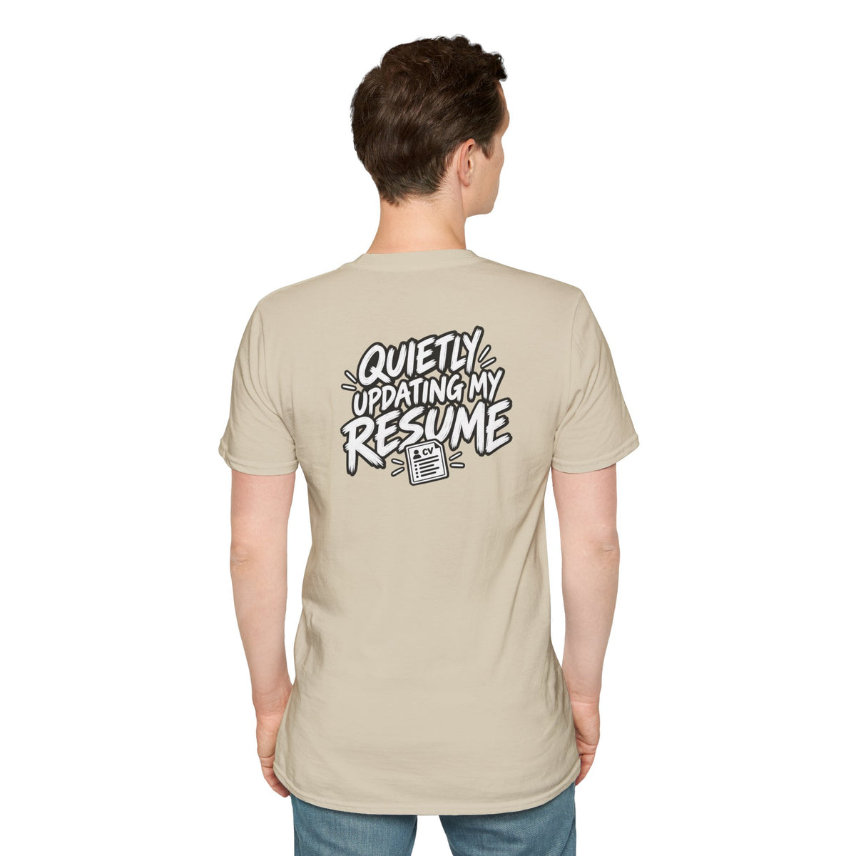Funny Dark Humor Shirt Quietly Updating My Resume Funny Office Tee Unique Gift