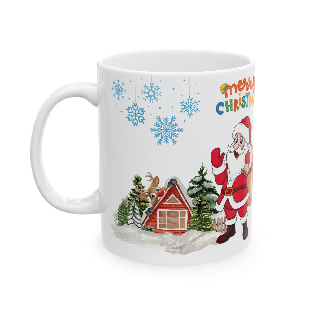 Funny Santa Claus Mug Christmas Vacation Coffee Mug Cute Unique Gift Moose Cup