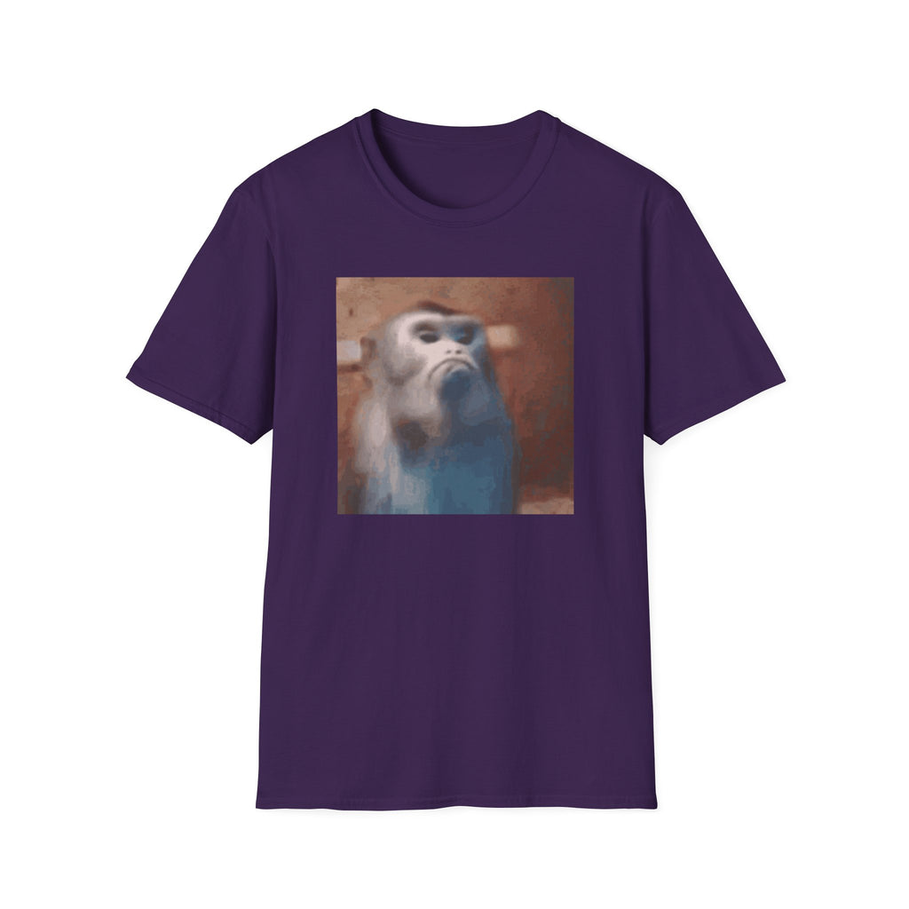 Funny Offended Monkey T-Shirt Viral Internet Meme Shirt Unisex Softstyle Gift