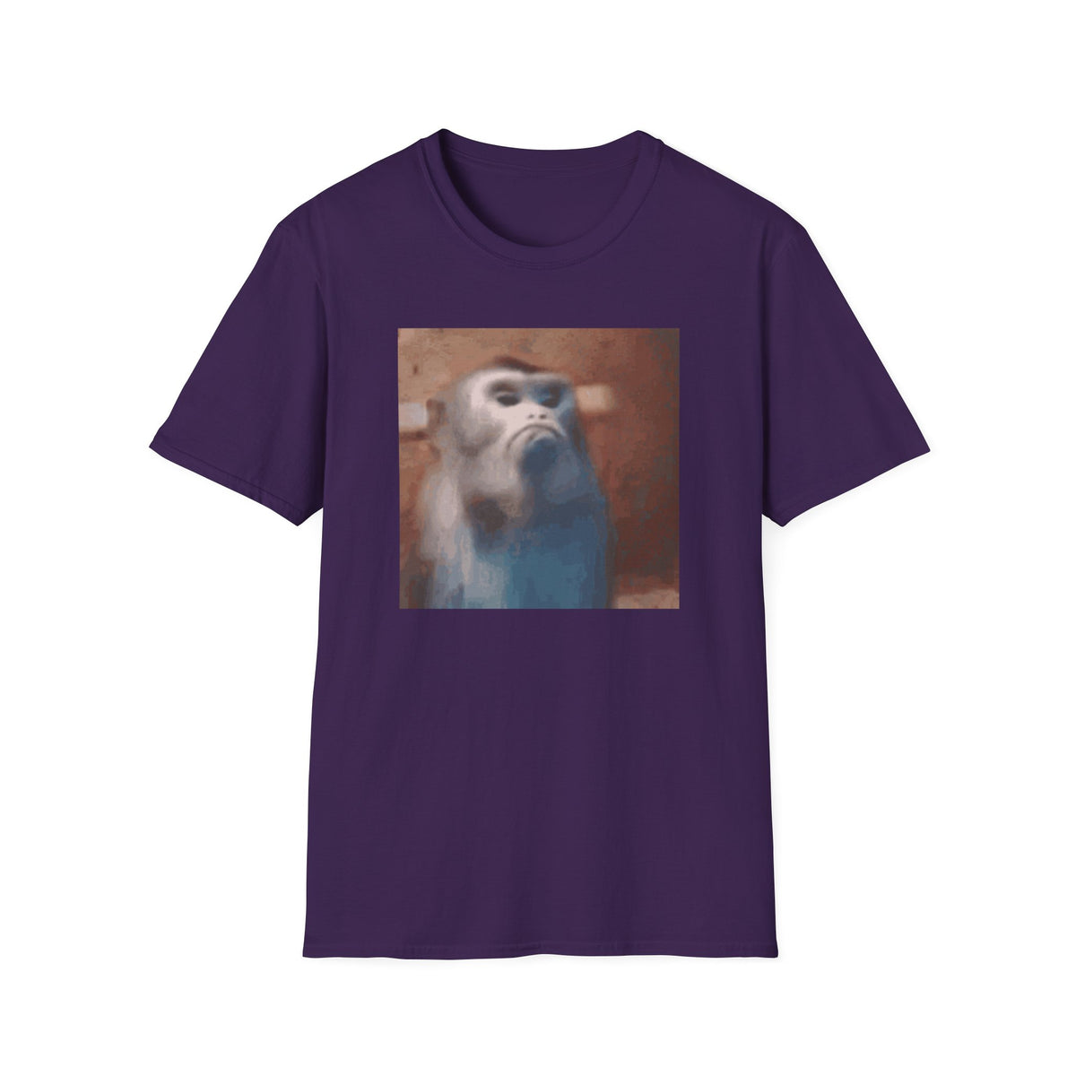 Funny Offended Monkey T-Shirt Viral Internet Meme Shirt Unisex Softstyle Gift
