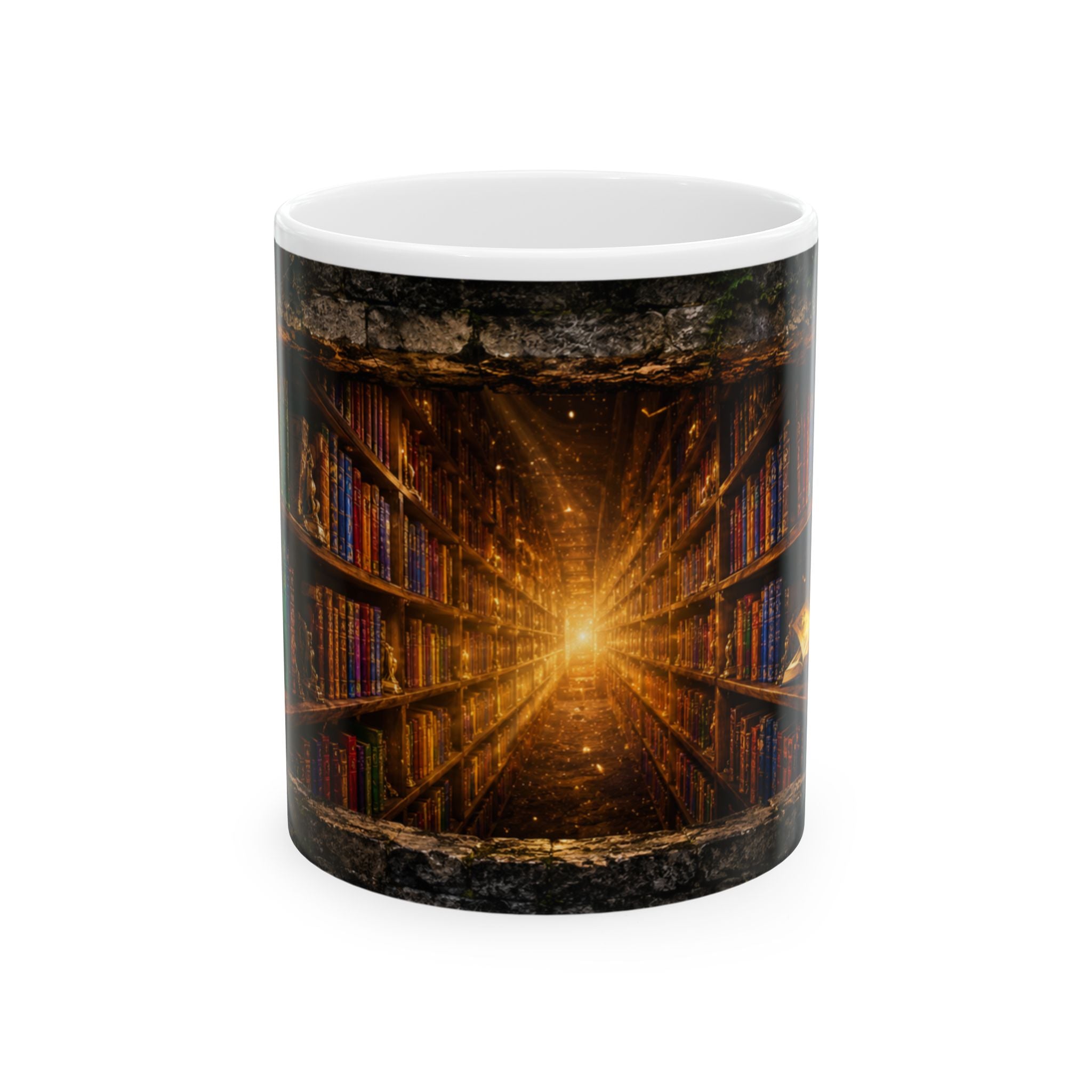 3D Library Bookshelf Mug Ceramic Mug Book Lovers Coffee Mug Gifts Funny Mug Cup