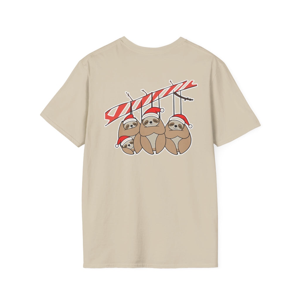 Christmas Sloths Family T-Shirt | Cute Cartoon Holiday Design Unique Holiday Gift Shirt