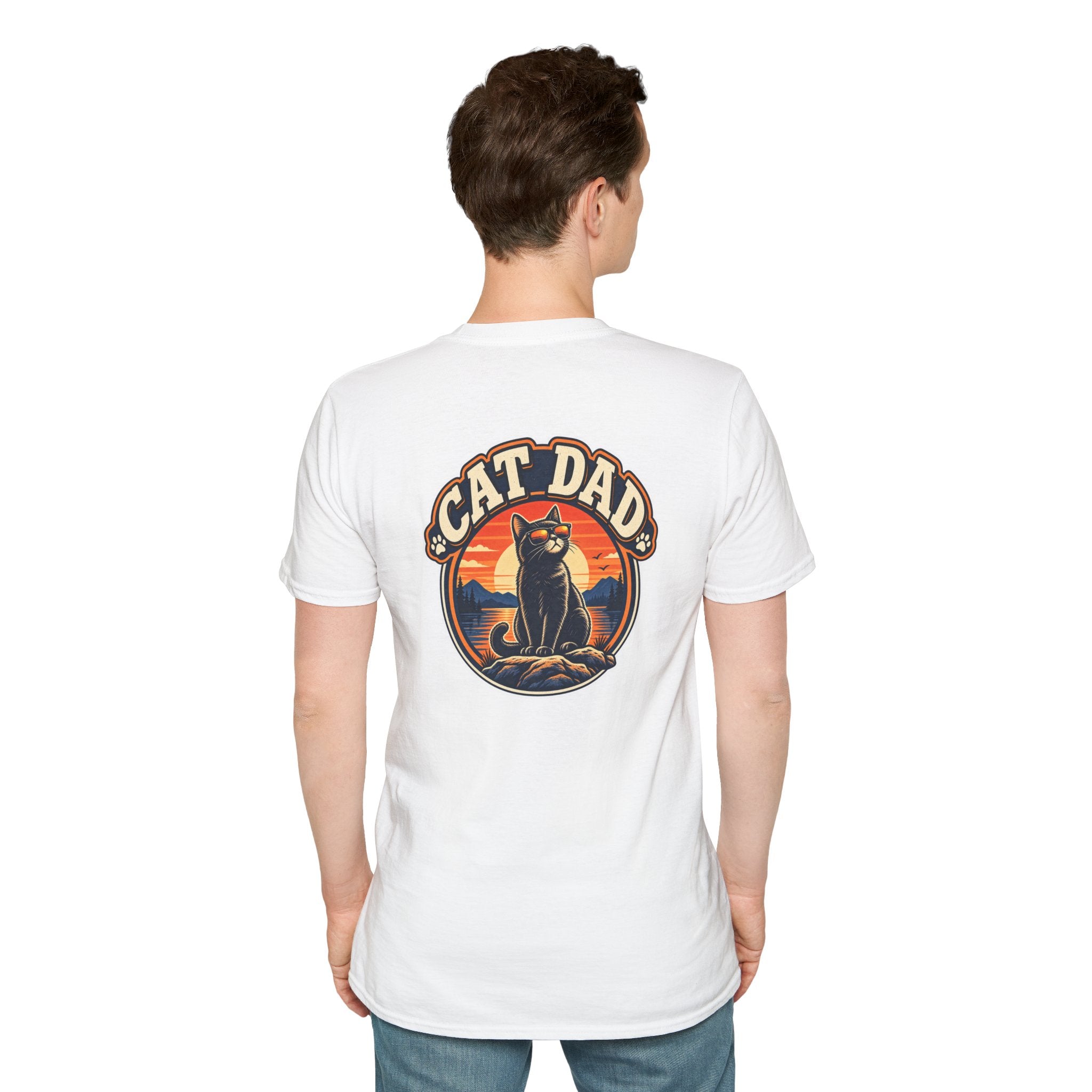 Cat Dad Shirt Pet Lover Tshirt Funny Cat Lover Graphic Tee Dark Humor Tee Unique Gift Funny Tshirt