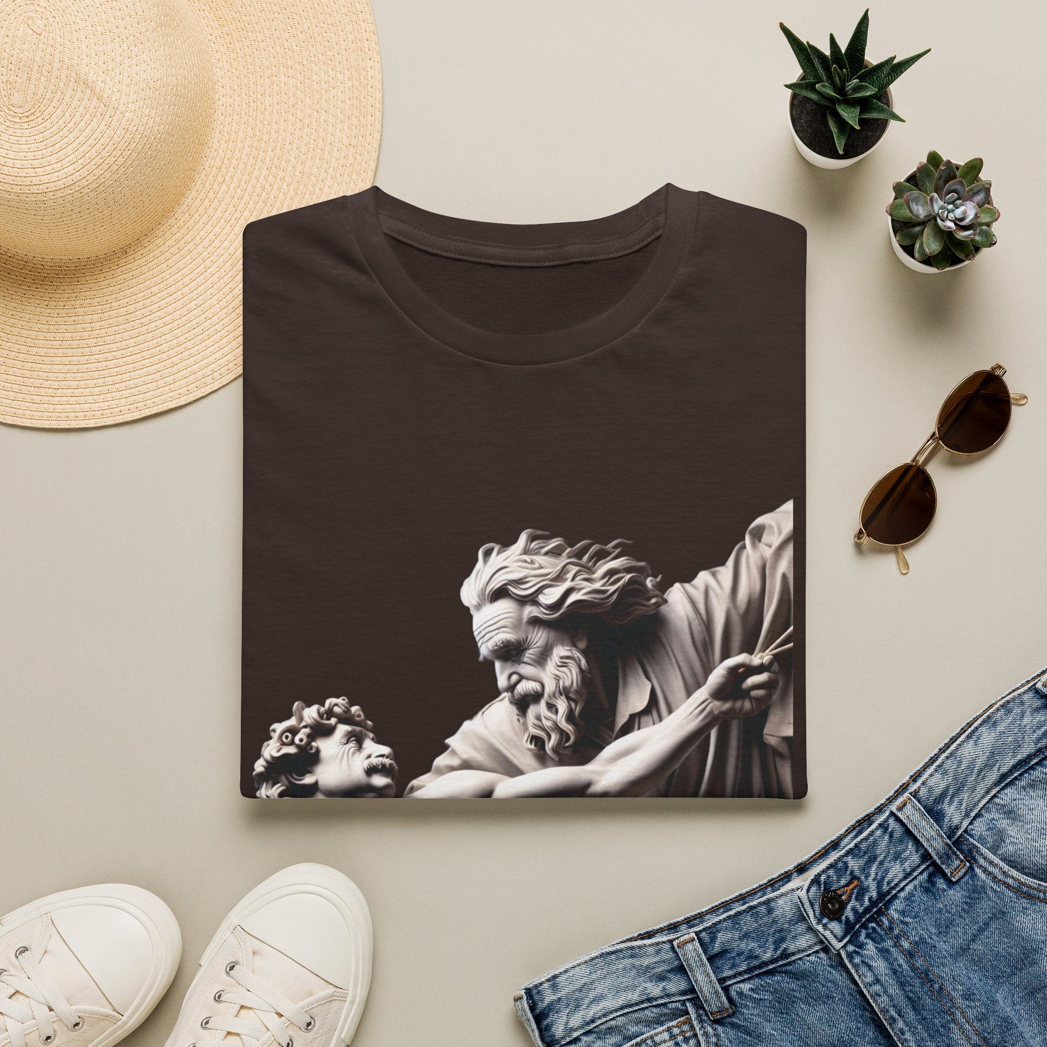 Funny Albert Einstein Unisex Softstyle T-Shirt Unique Gift Cotton T-shirt Art