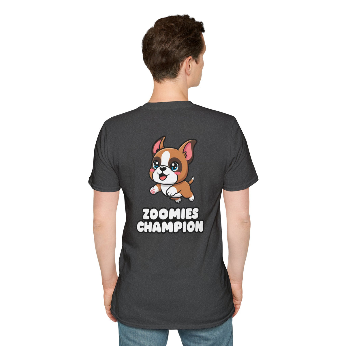 Cute Boxer Shirt Zoomies Champion Funny Dog Lover Unisex Softstyle Tee Gift