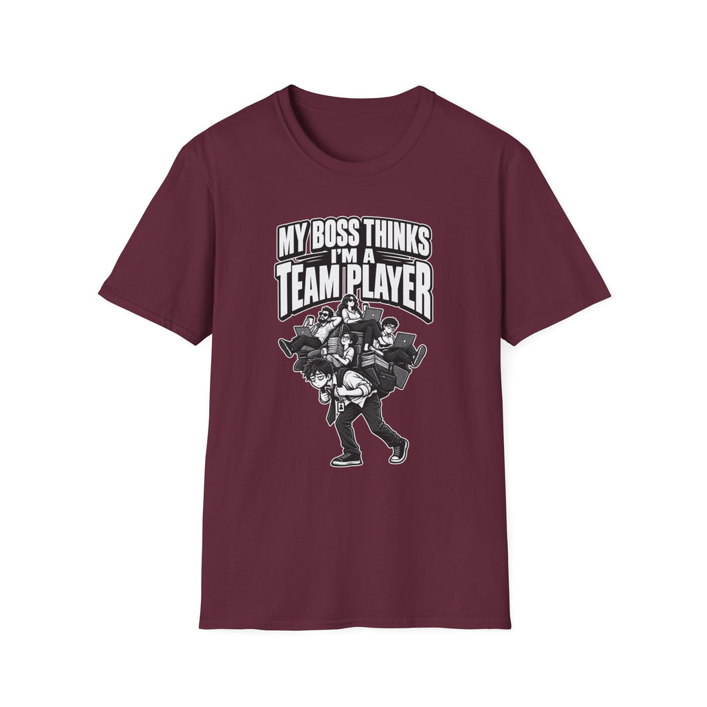 Funny Dark Humor Tshirt — Funny Office Tshirt Dark Humor Graphic Tee Unique Coworker Gift TEAM PLAYER Shirt