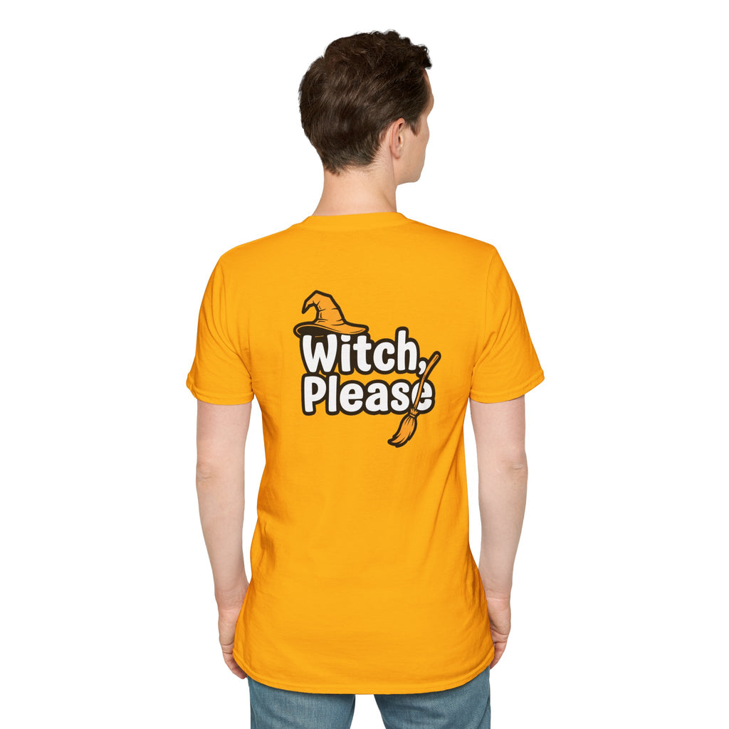 Dark Humor Halloween Shirt Witch Please Funny Sarcastic Witchy Unisex Softstyle Tee Adult Halloween Gift