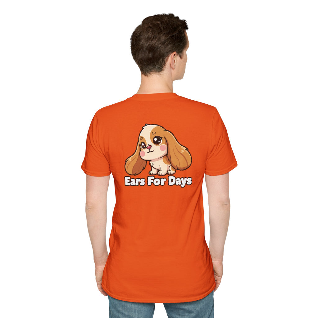 Cute Cocker Spaniel Shirt Ears For Days Funny Dog Lover Unisex Softstyle Tee Gift