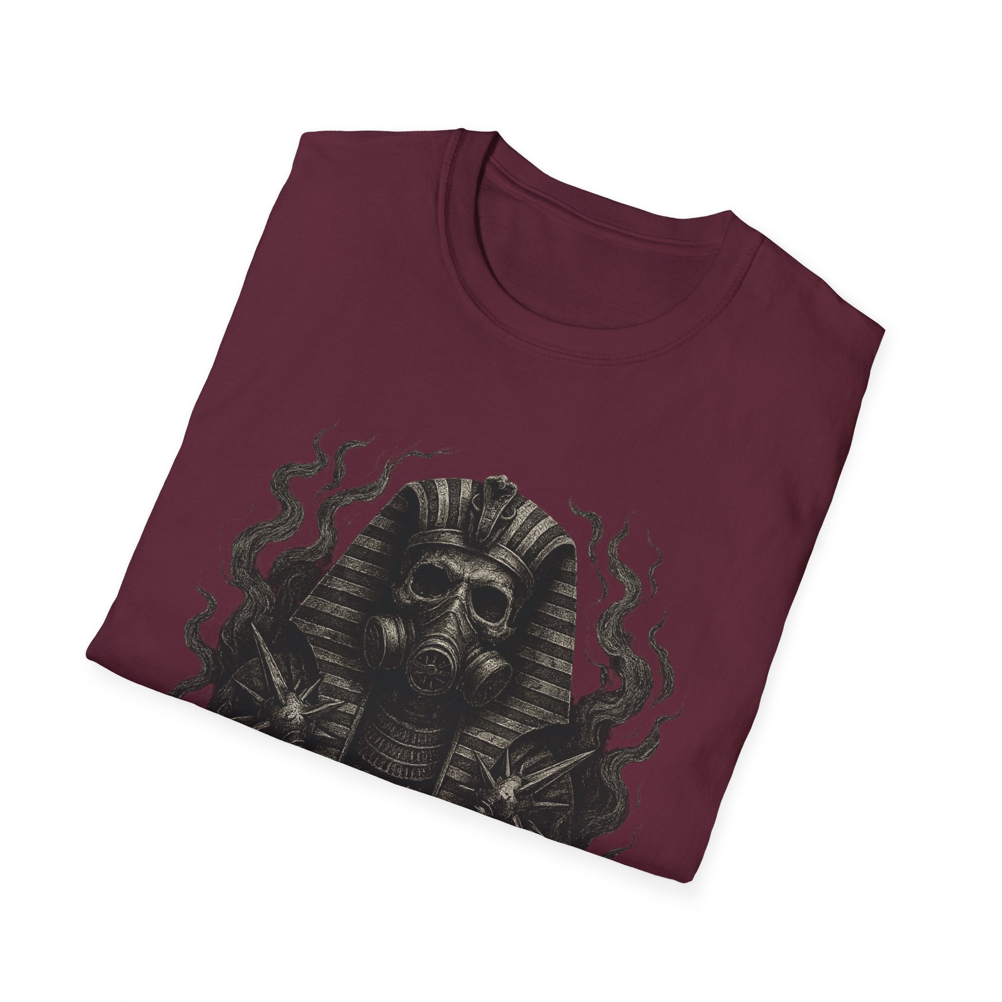 Vintage Mens T-shirts Egyptian Skull Graphic Tees Men Pharaoh Unisex Clothing Best Gift