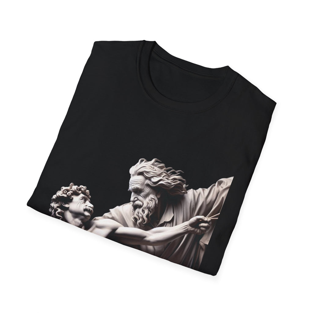 Funny Albert Einstein Unisex Softstyle T-Shirt Unique Gift Cotton T-shirt Art