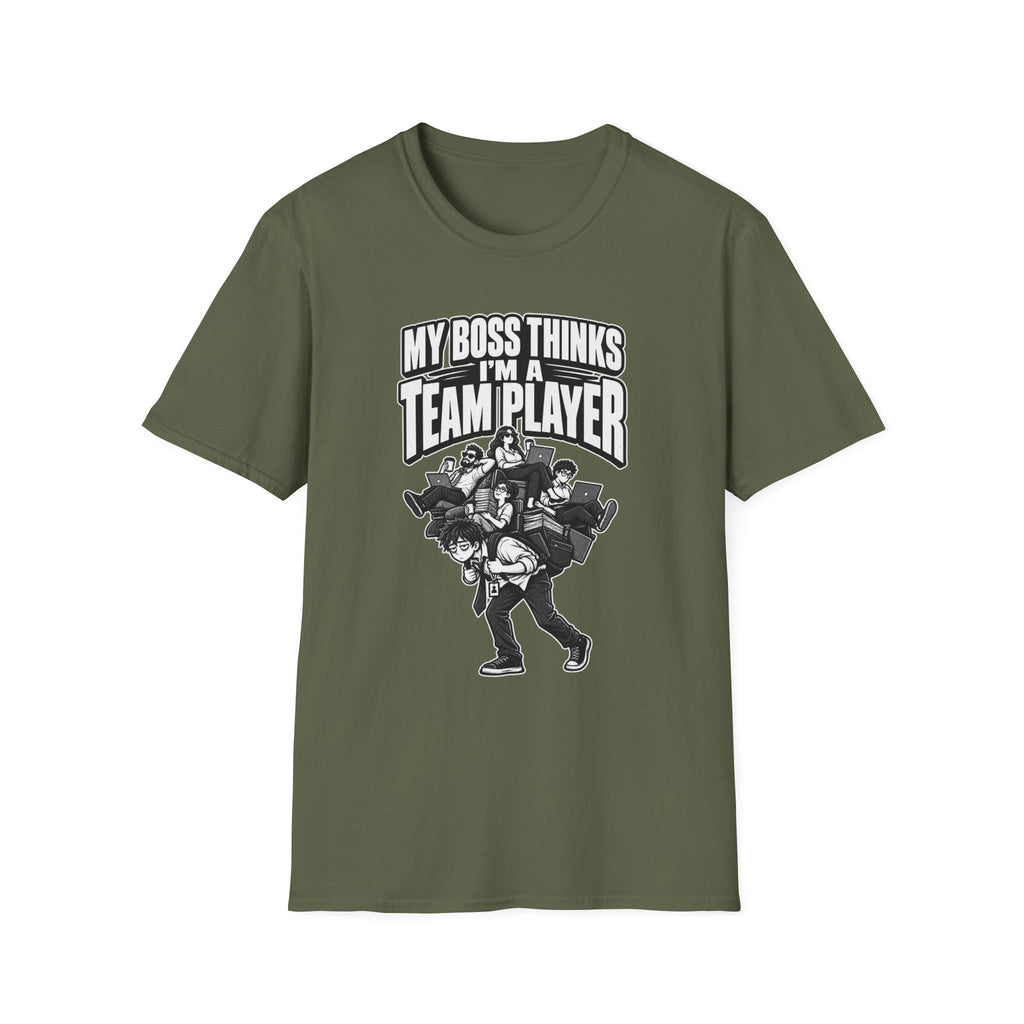Funny Dark Humor Tshirt — Funny Office Tshirt Dark Humor Graphic Tee Unique Coworker Gift TEAM PLAYER Shirt