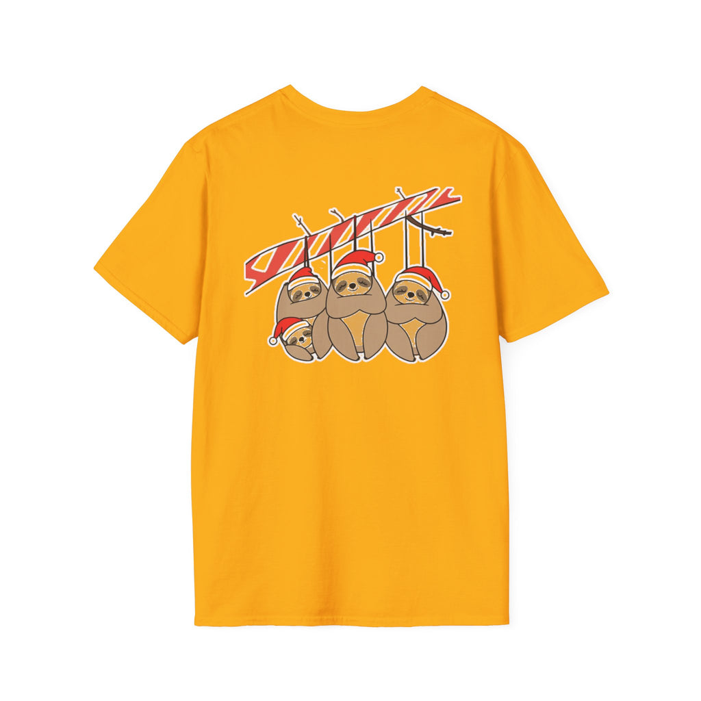 Christmas Sloths Family T-Shirt | Cute Cartoon Holiday Design Unique Holiday Gift Shirt