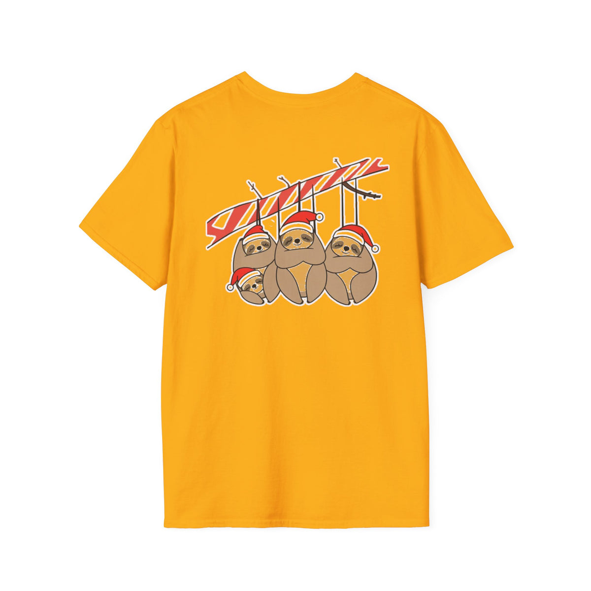 Christmas Sloths Family T-Shirt | Cute Cartoon Holiday Design Unique Holiday Gift Shirt