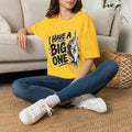 Funny Fishing Shirt I Have a Big One Novelty Unique Gift Tshirt Unisex Softstyle Graphic Tee