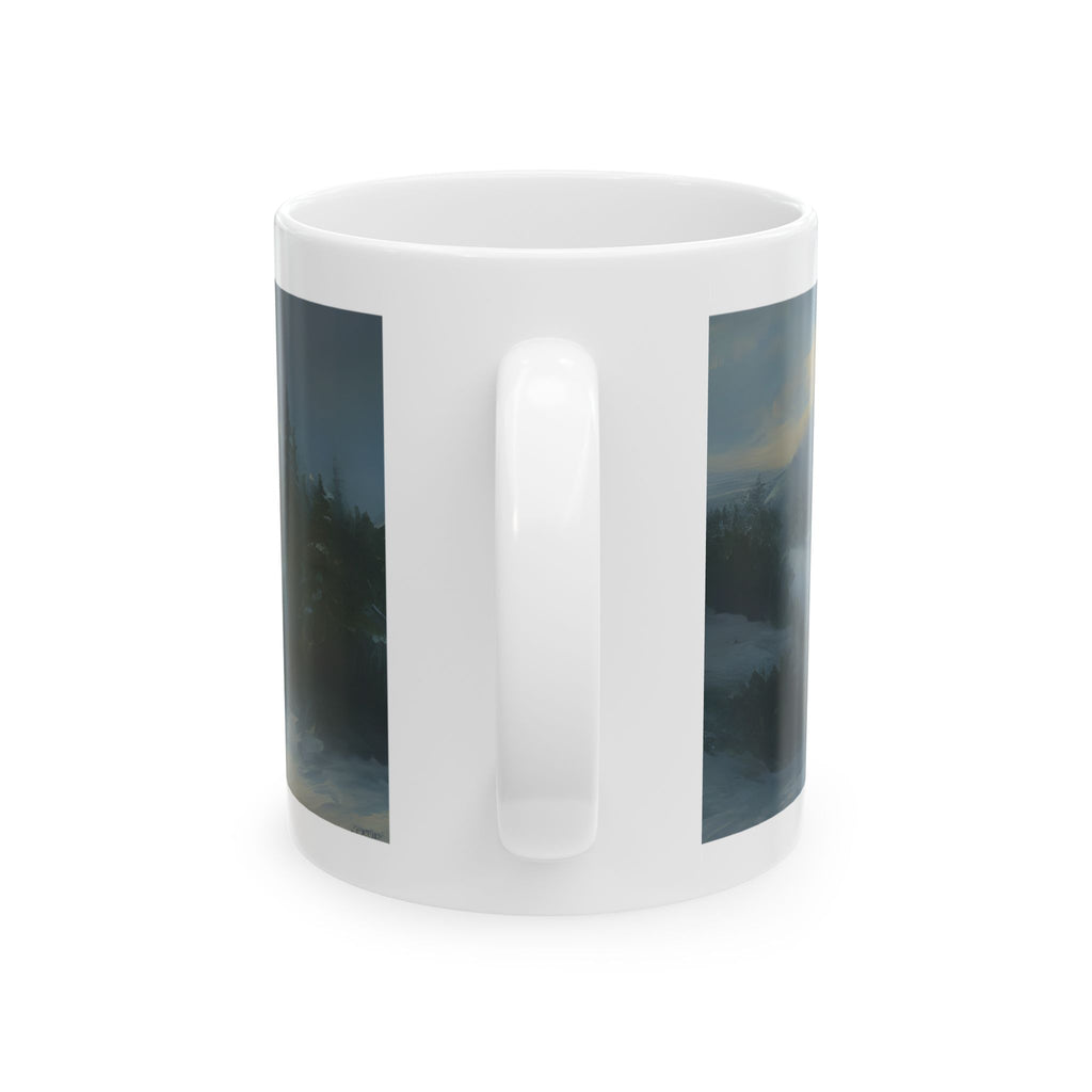 Donald Trump as Yeti Unique Funny Ceramic Mug Bigfoot Sasquatch Tea Coffee Cup