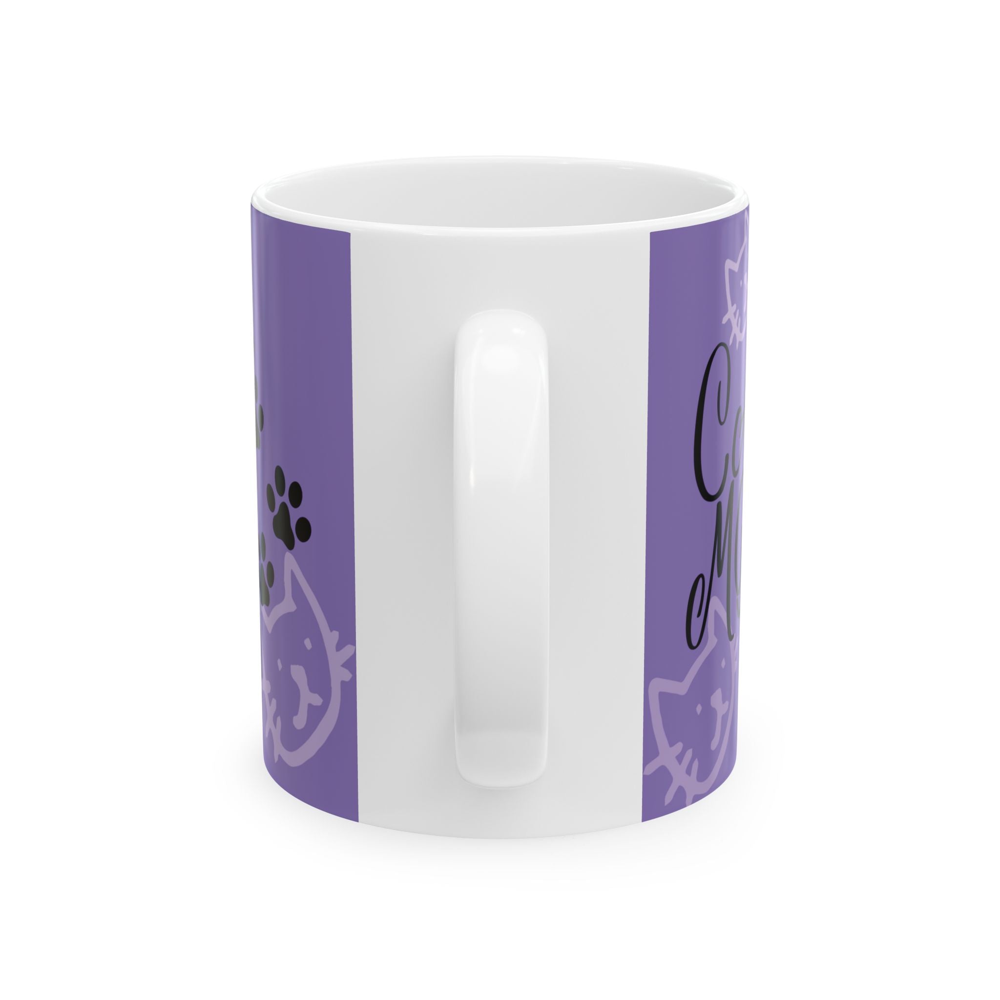 Cat Mom For Lover Funny Coffee Tea Ceramic Mug Office Work Cup Gift Cute Pet Mug