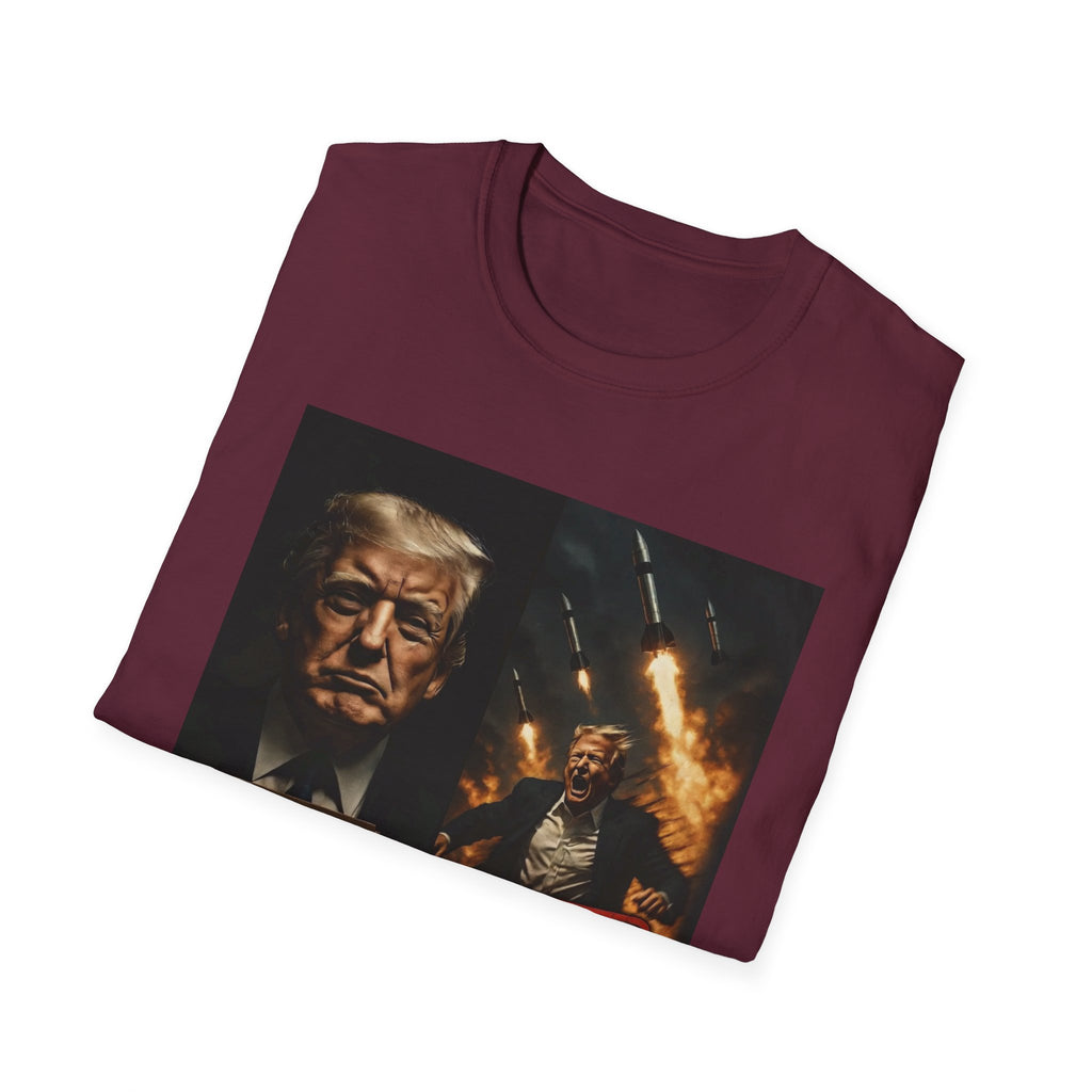 Funny Trump-Epstein T-Shirt Conspiracy Theory Unique Unisex Softstyle Tshirt