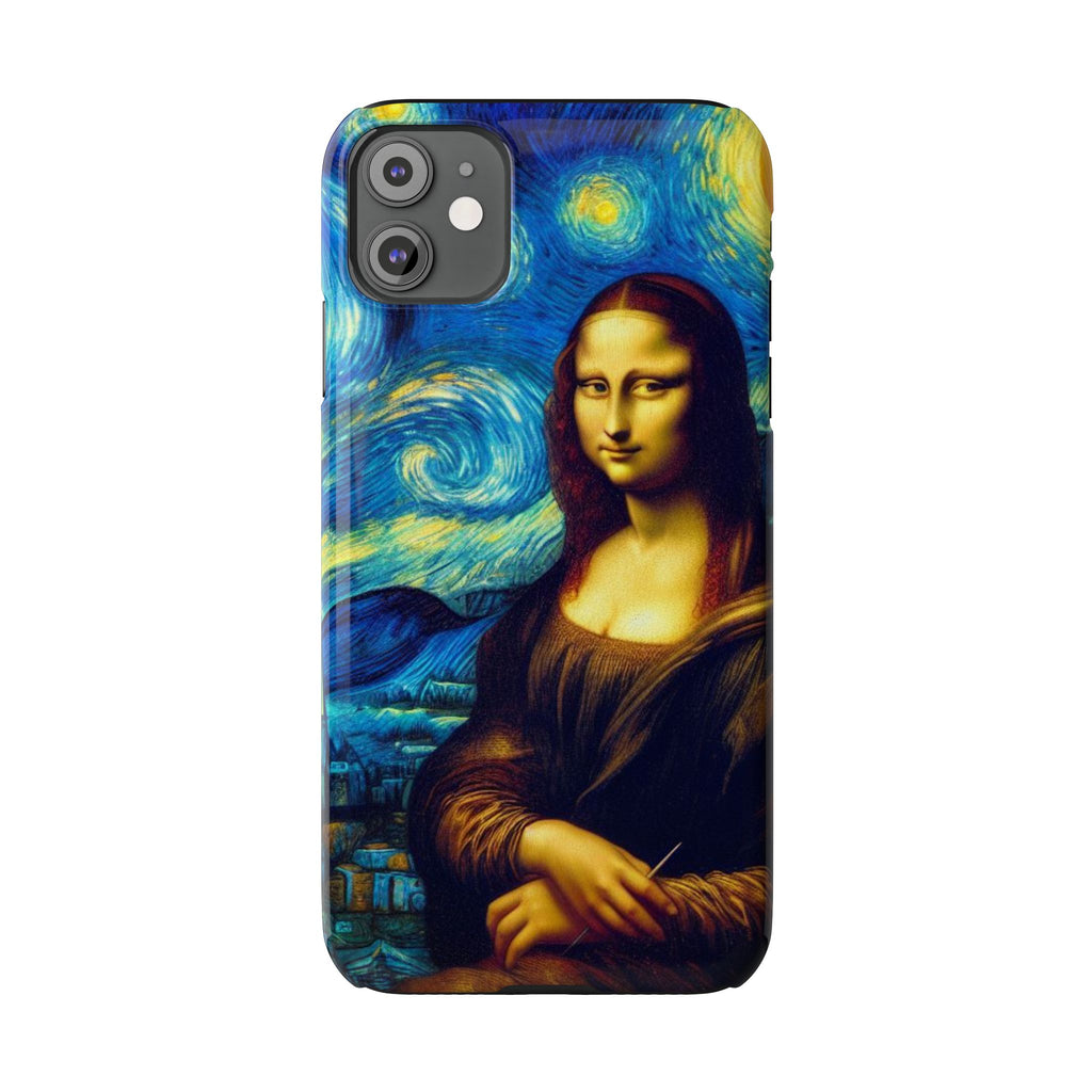 Funny Mona Lisa Phone Cases Van Gogh Starry Night Case Unique Gift iPhone 17 New