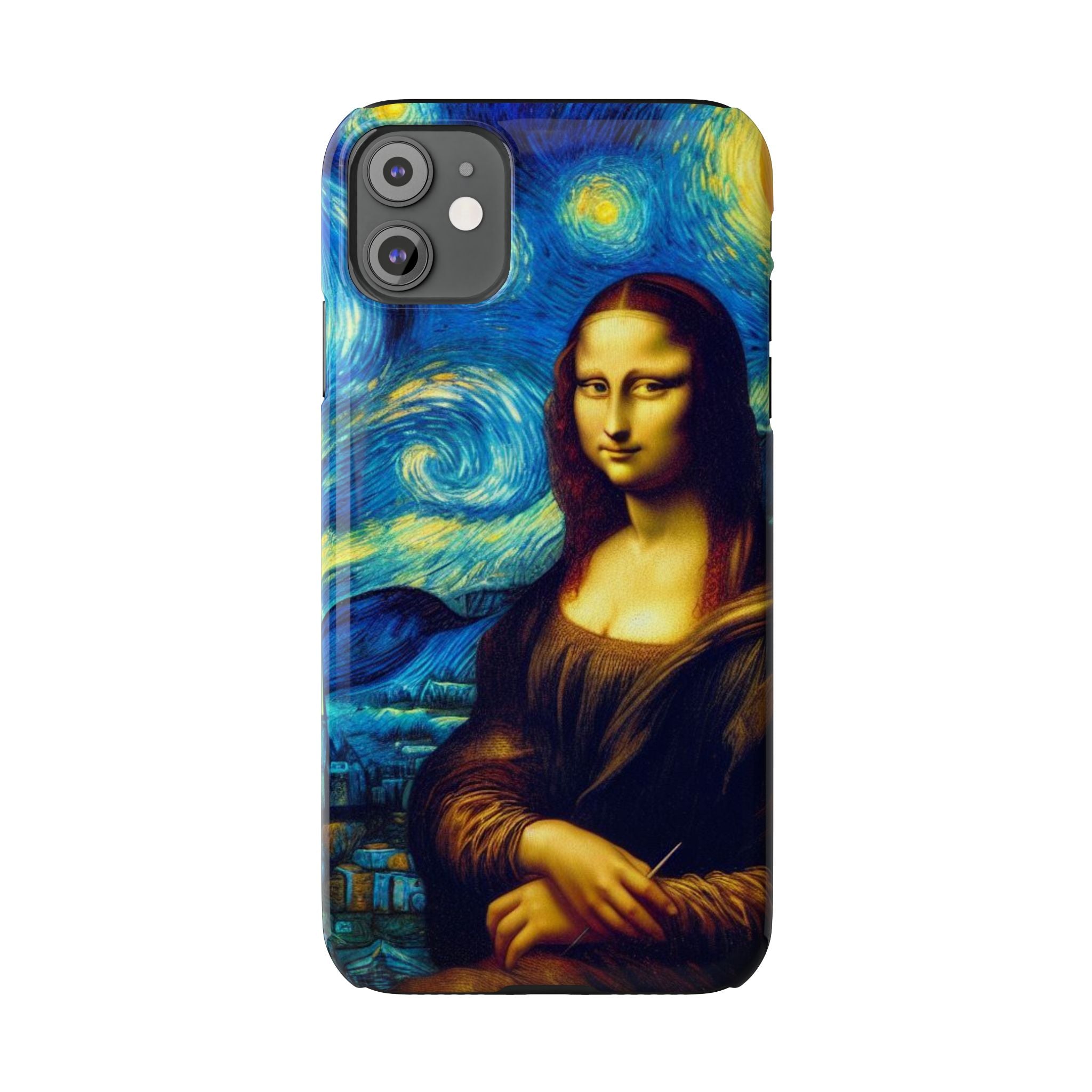 Funny Mona Lisa Phone Cases Van Gogh Starry Night Case Unique Gift iPhone 17 New