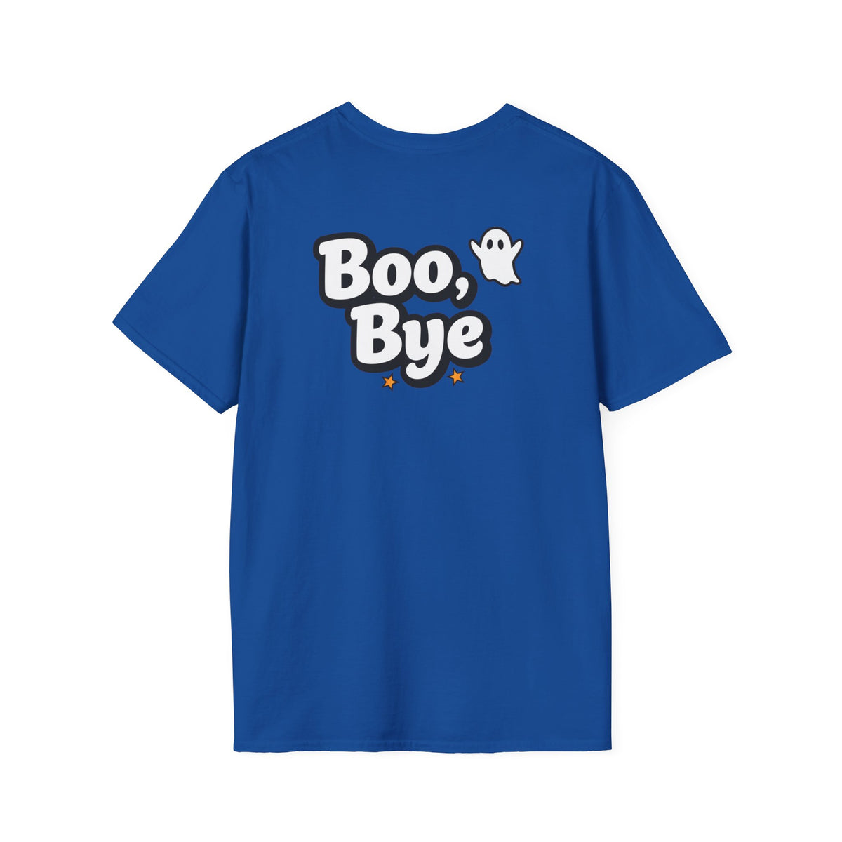 Dark Humor Halloween Shirt Boo Bye Funny Minimalist Ghost Sarcastic Unisex Softstyle Tee Adult Halloween Gift