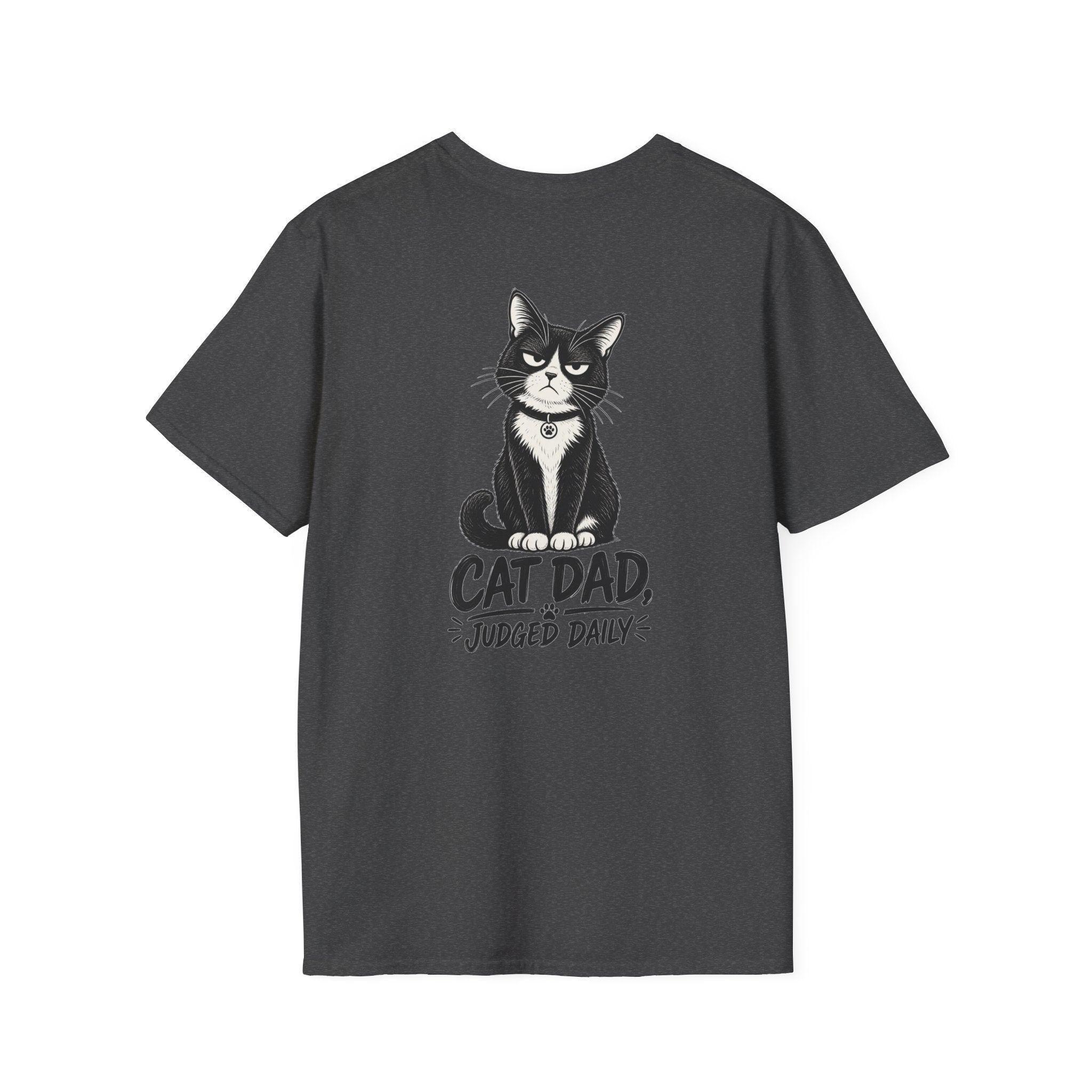 Cat Dad Shirt Judged Daily Funny Cat Lover Graphic Tee Dark Humor Tee Unique Gift Funny Tshirt