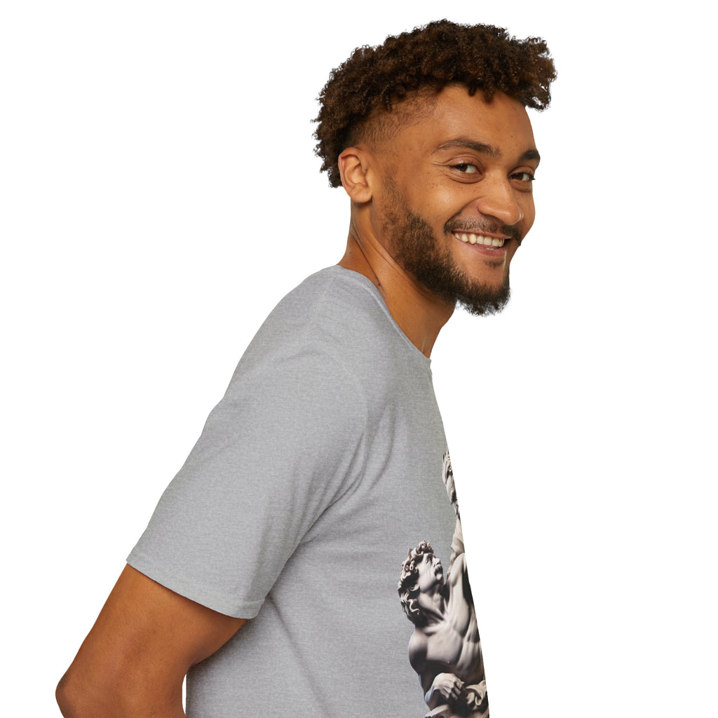 Funny Albert Einstein Unisex Softstyle T-Shirt Unique Gift Cotton T-shirt Art