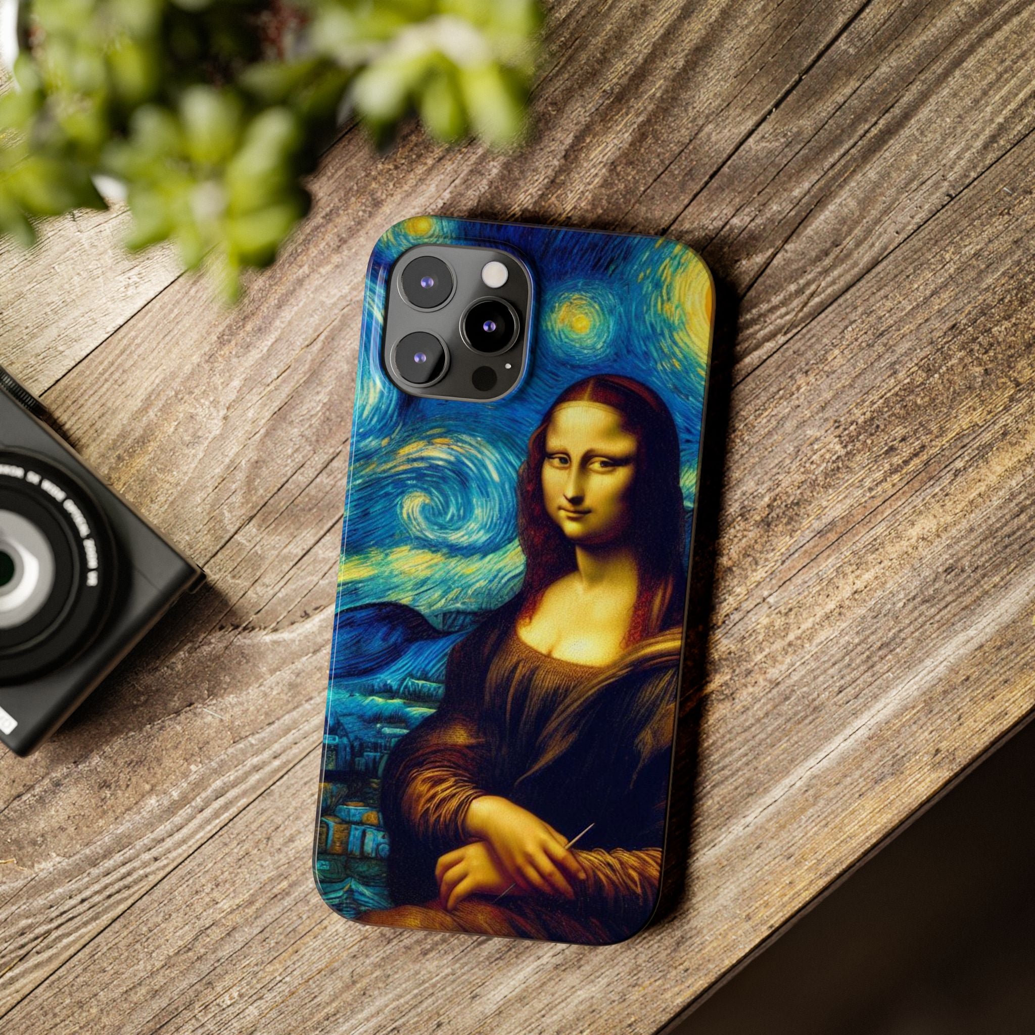 Funny Mona Lisa Phone Cases Van Gogh Starry Night Case Unique Gift iPhone 17 New