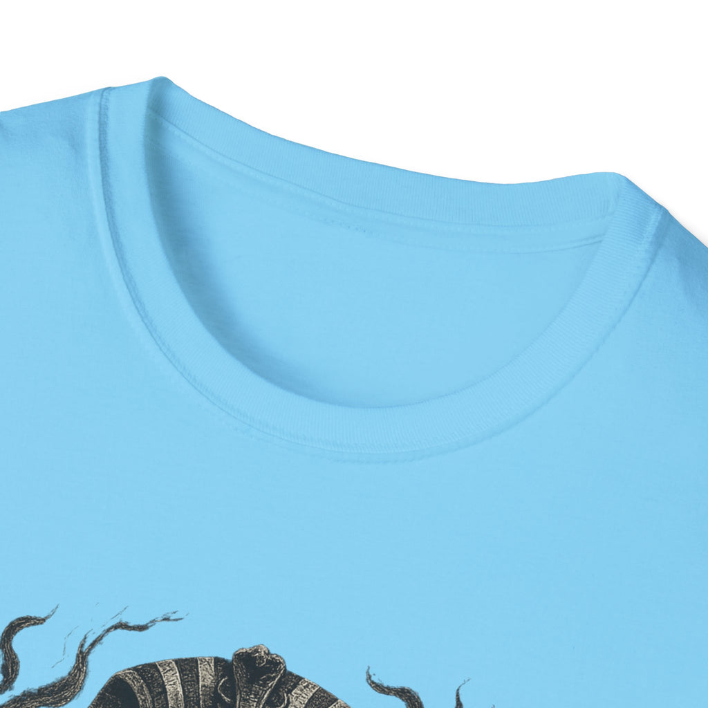 Vintage Mens T-shirts Egyptian Skull Graphic Tees Men Pharaoh Unisex Clothing Best Gift