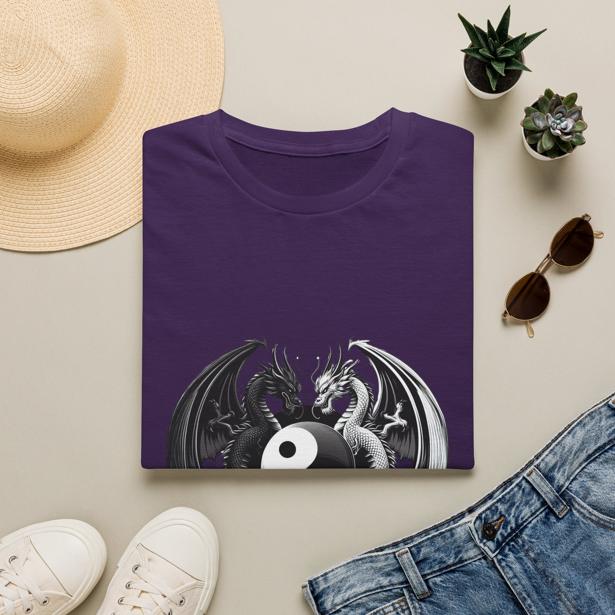 Dragon T-shirt Men Women Graphic Tee Clothing Apparel Chinese Dagon Symbol Gift