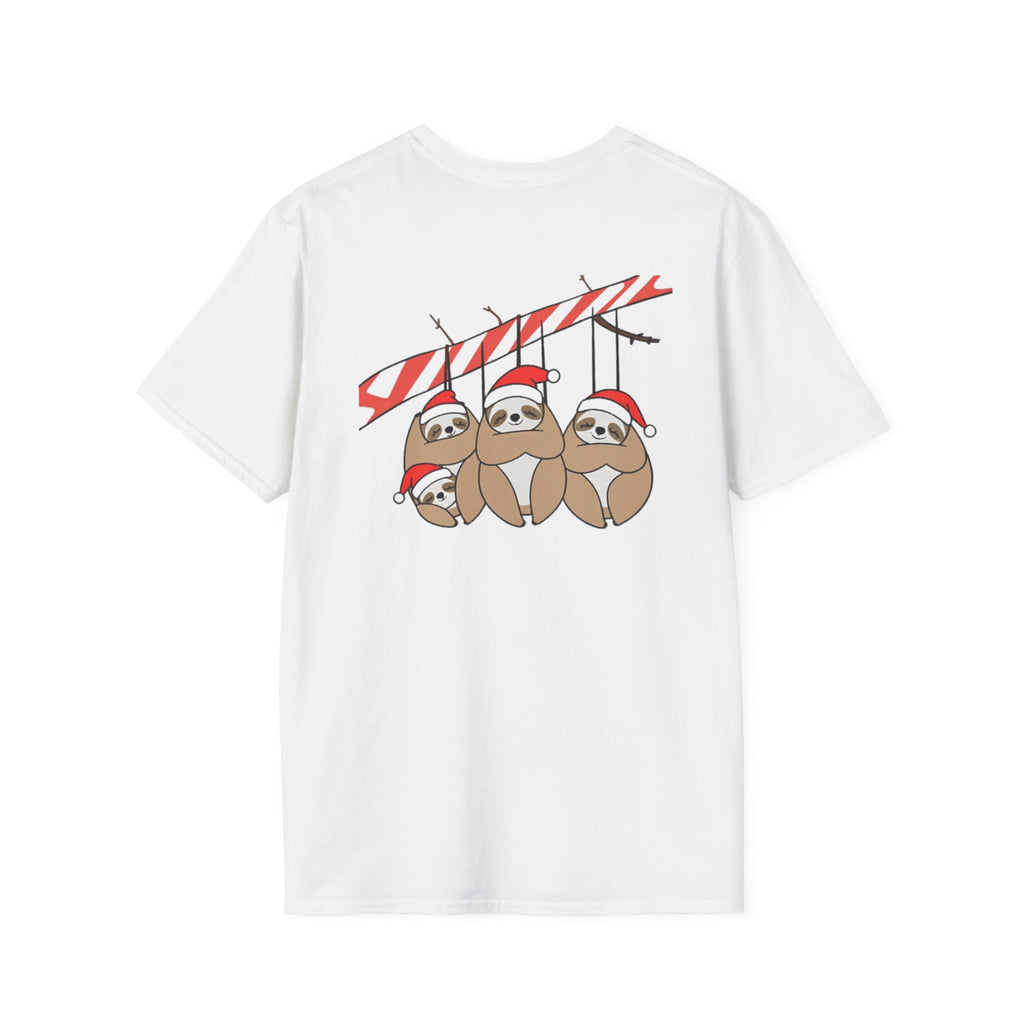 Christmas Sloths Family T-Shirt | Cute Cartoon Holiday Design Unique Holiday Gift Shirt