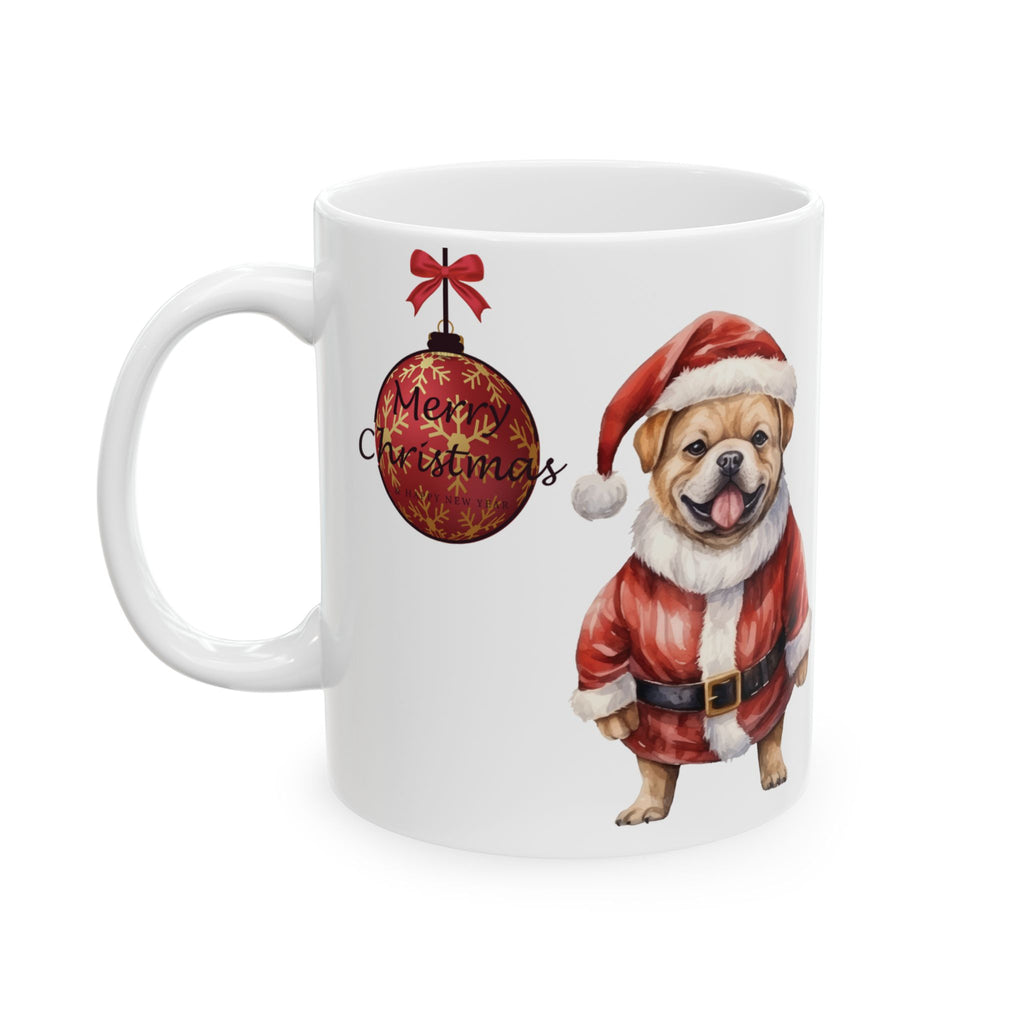 Christmas Mug Dog Mug Unique Shot Love Gift Funny Cute Coffee Cup Holiday Mug