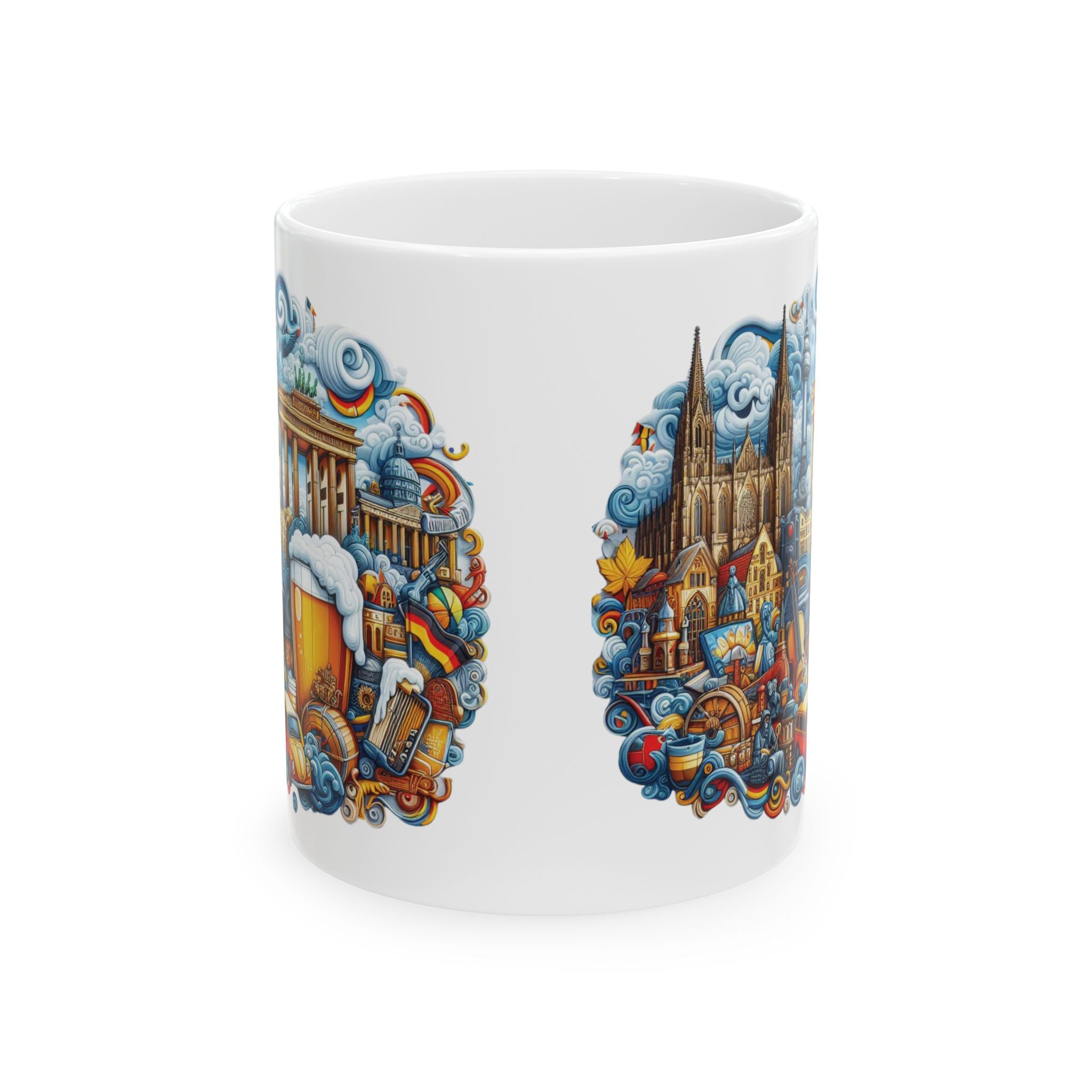 Germany Mug German Cultural Attributes Tea Coffee Cup Ceramic Mug Unique Gift