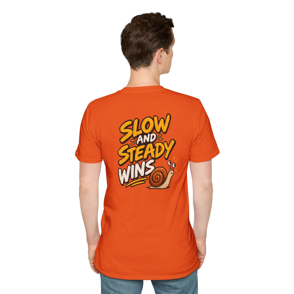 Funny Dark Humor Shirt Slow and Steady wins Funny Office Tee Unique Gift