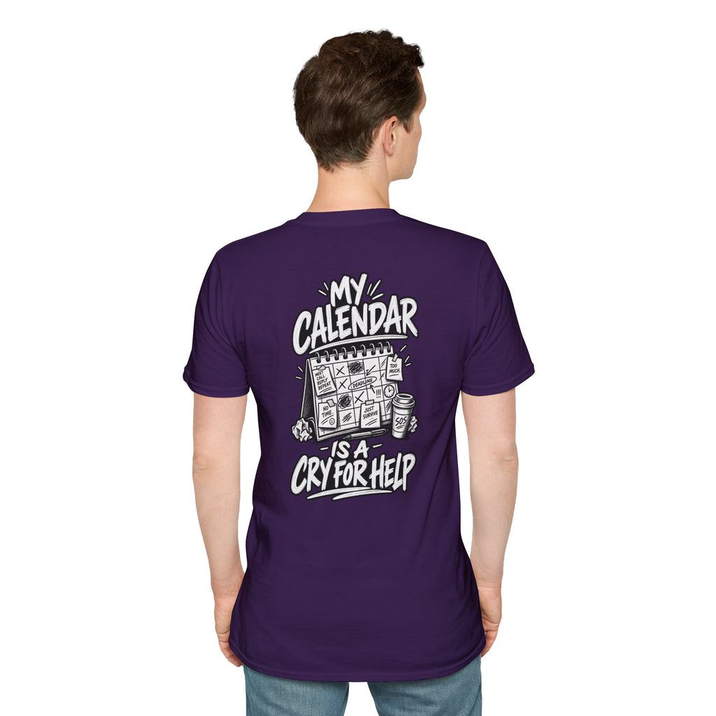Funny Dark Humor Shirt My Calendar Is a Cry for Help Funny Office Tee Gift