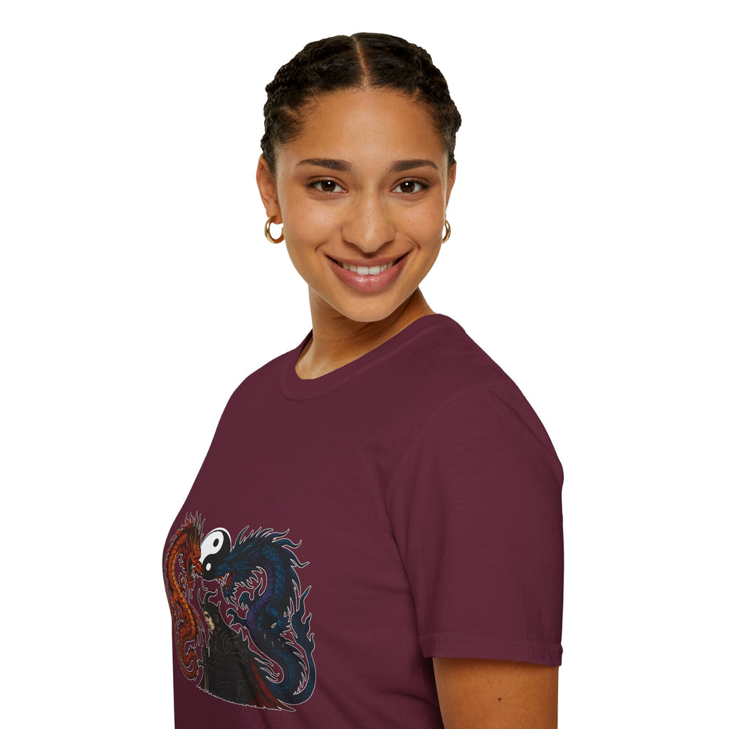 Dragon T-shirt Men Women Graphic Tee Clothing Apparel Chinese Dagon Symbol Gift