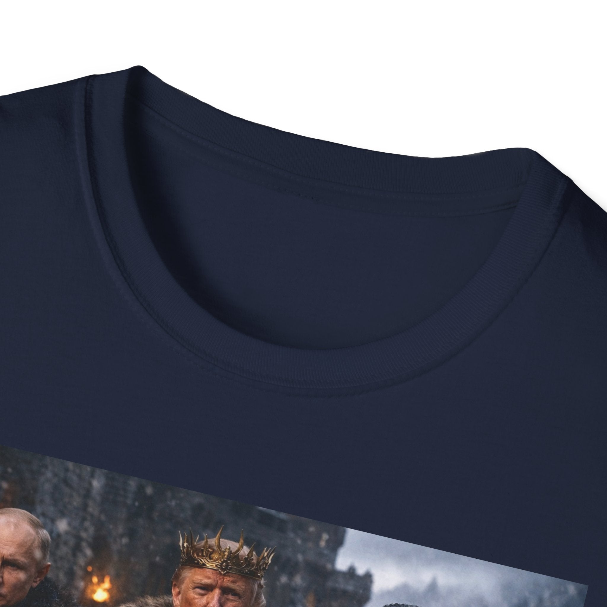 Funny Trump Putin Kim Jong Unique T-Shirt Artwork Throne Unisex Softstyle Tshirt