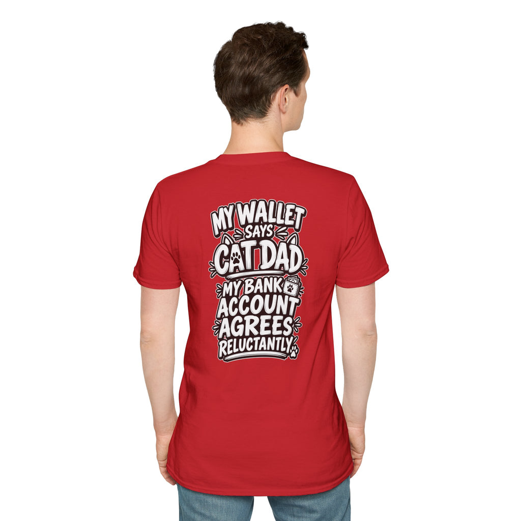Cat Dad Shirt Pet Lover Tshirt Funny Cat Lover Graphic Tee Dark Humor Tee Unique Gift Funny Tshirt