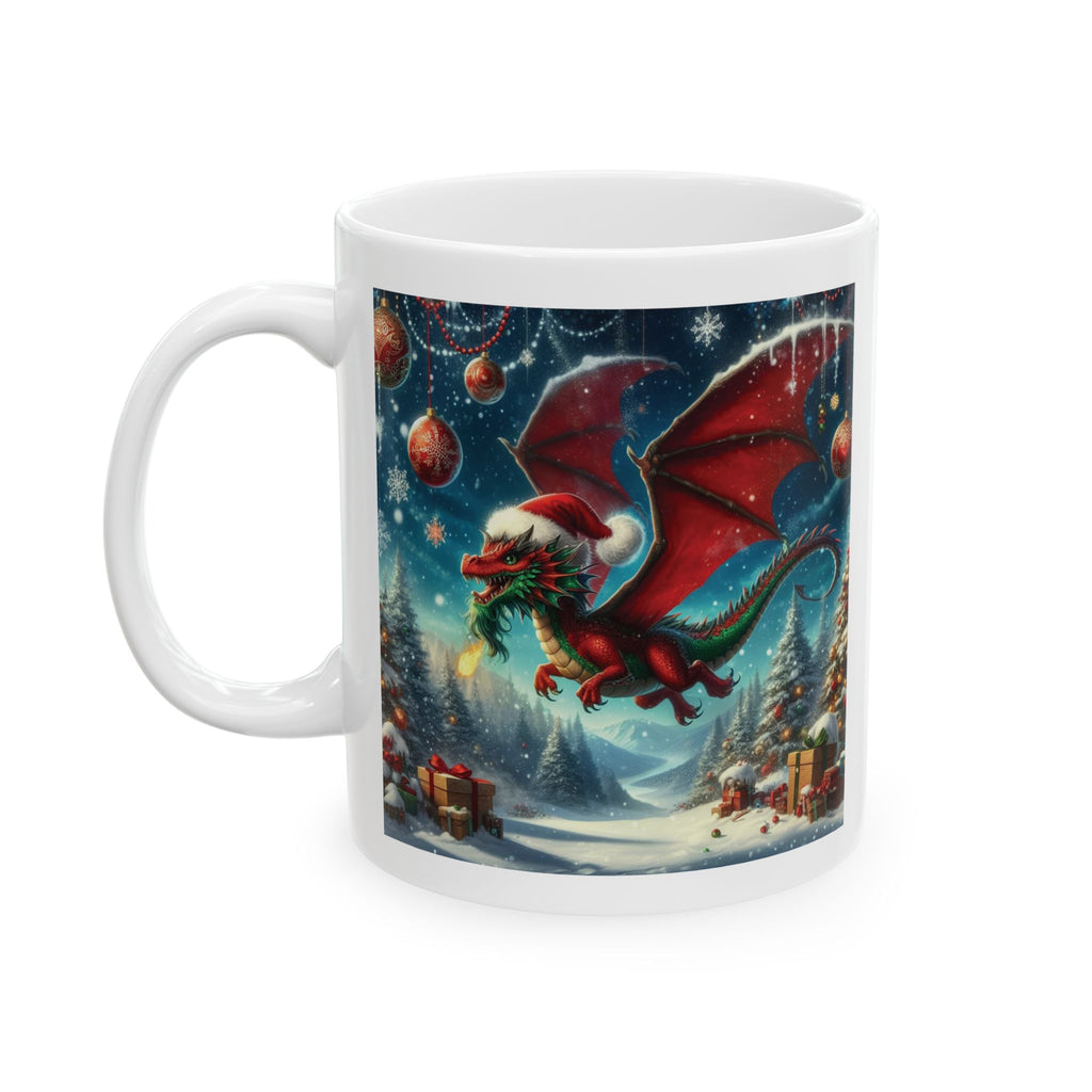 Christmas Mug Dragon Mug Santa Funny Coffee Tea Ceramic Cup New Year 2027 Gift